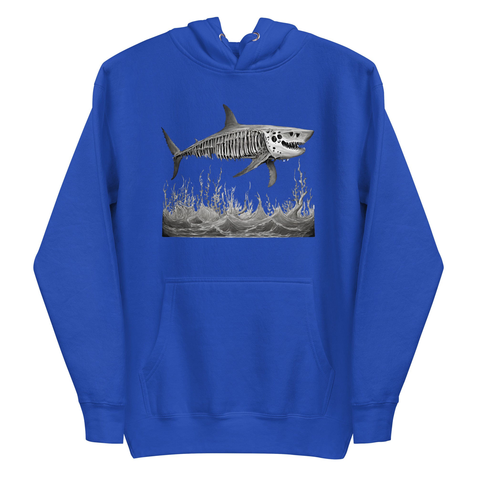 Skeleton Shark Men's Premium Hoodie