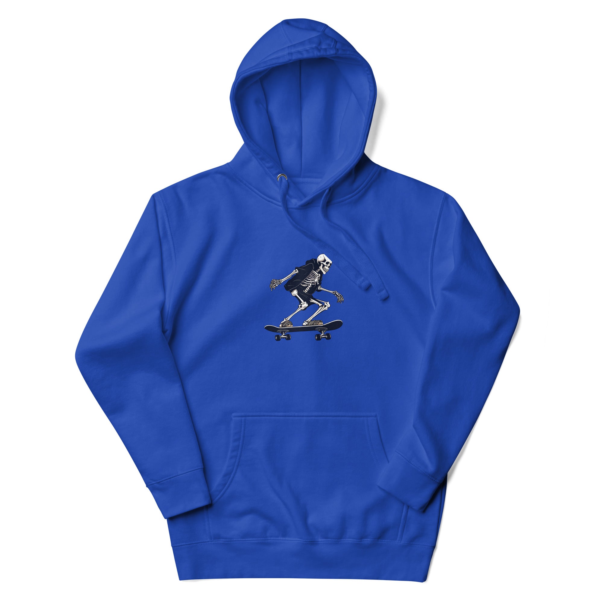 Skateboarding Skeleton Women's Premium Hoodie