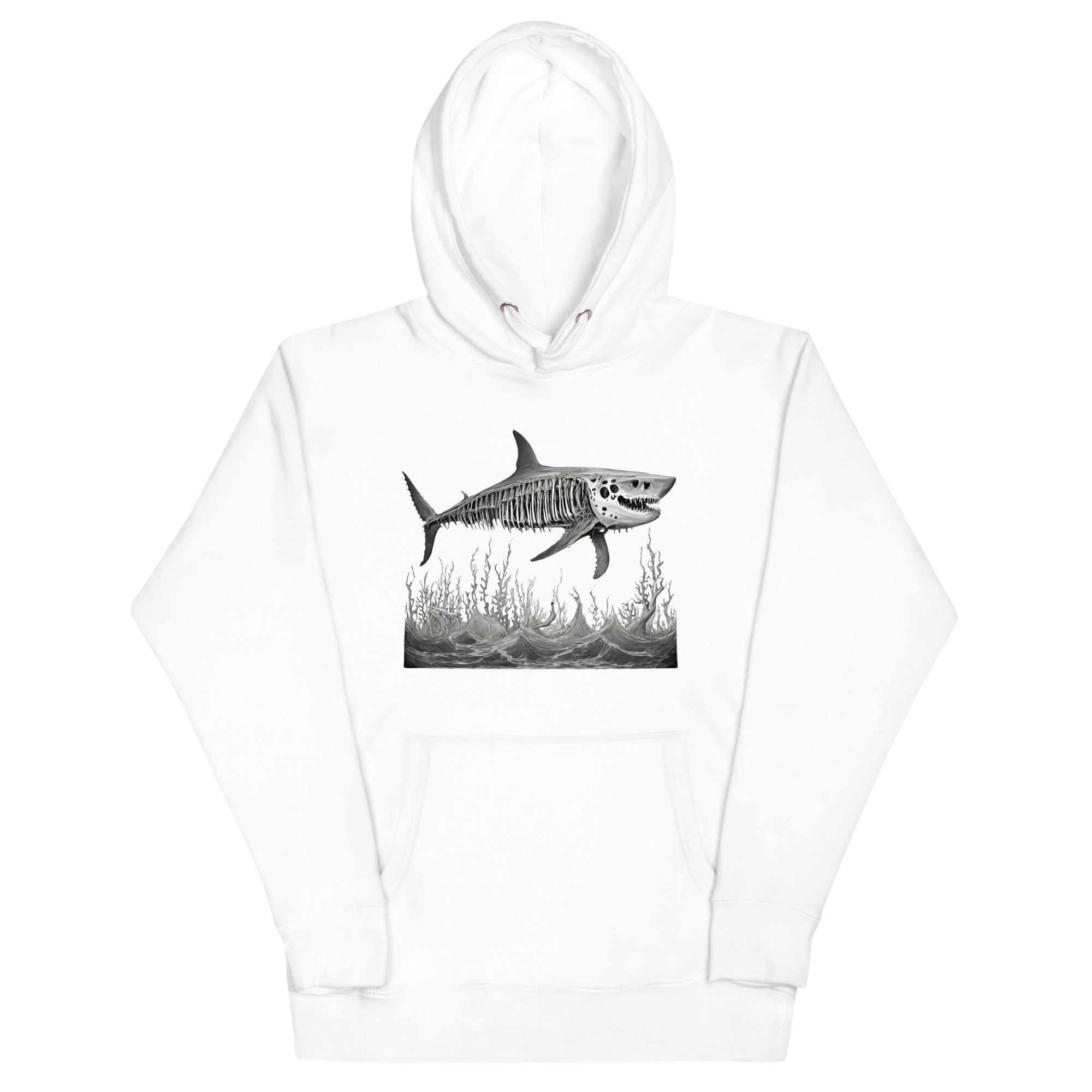 Skeleton Shark Men's Premium Hoodie