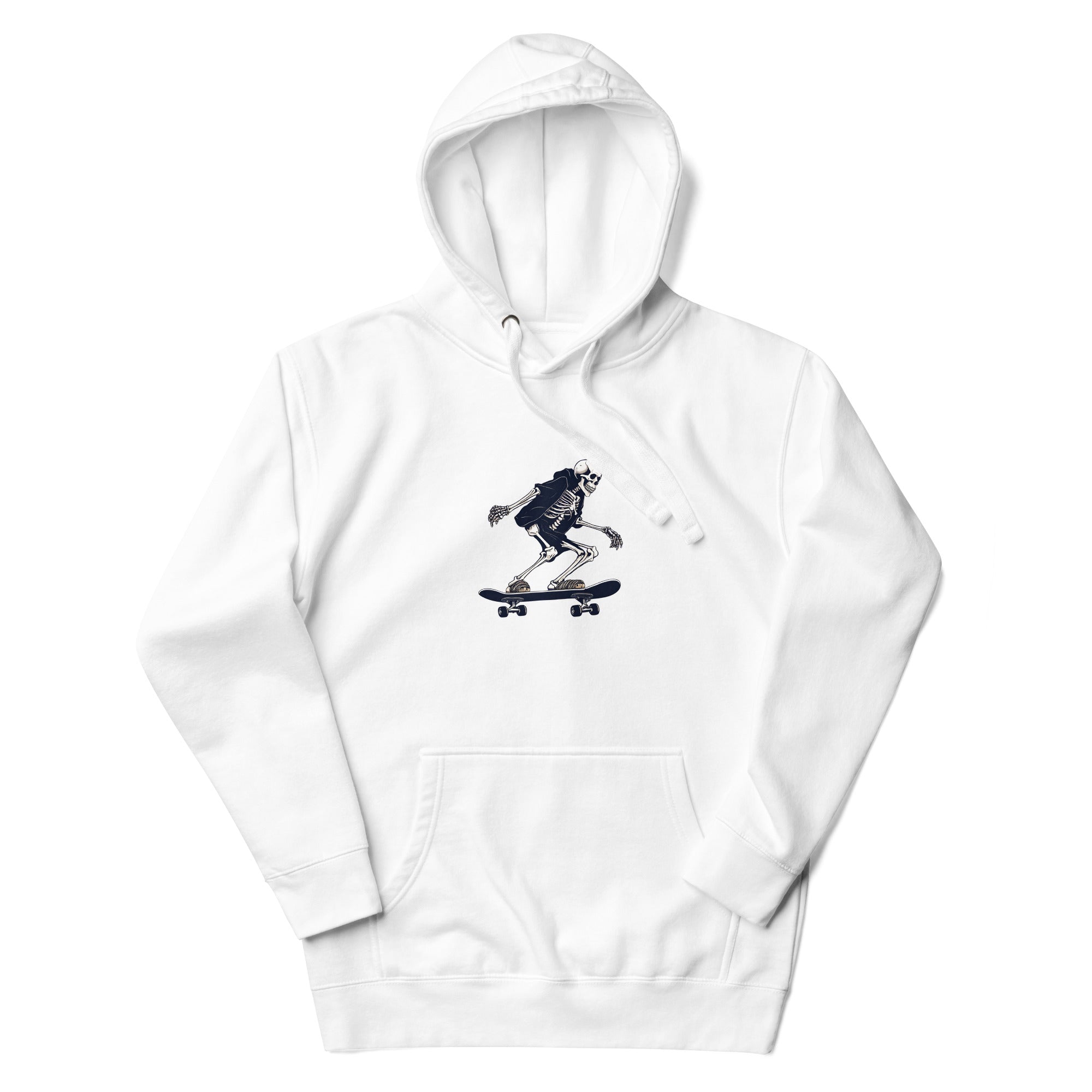 Skateboarding Skeleton Women's Premium Hoodie