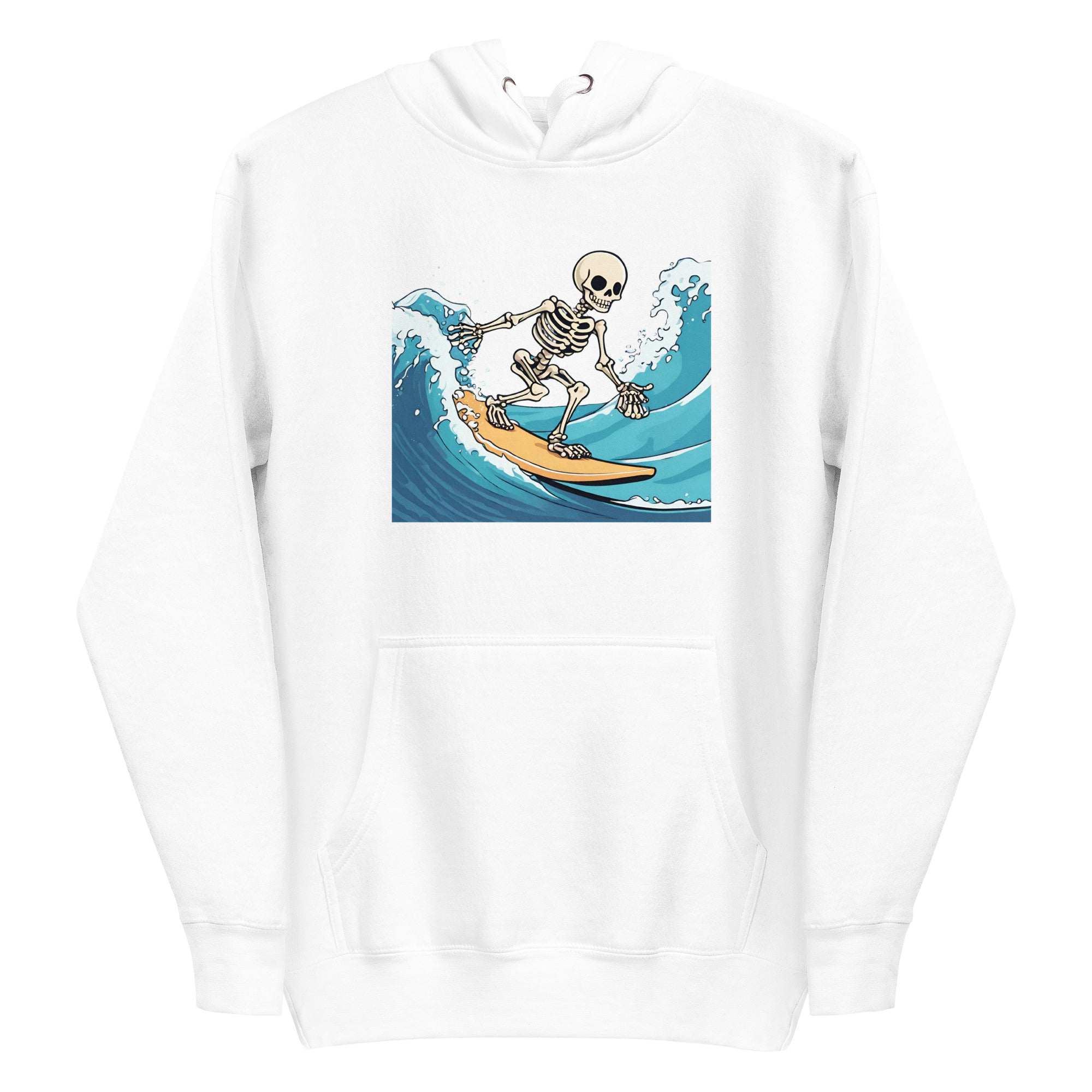 Surfing Skeleton Women's Premium Hoodie