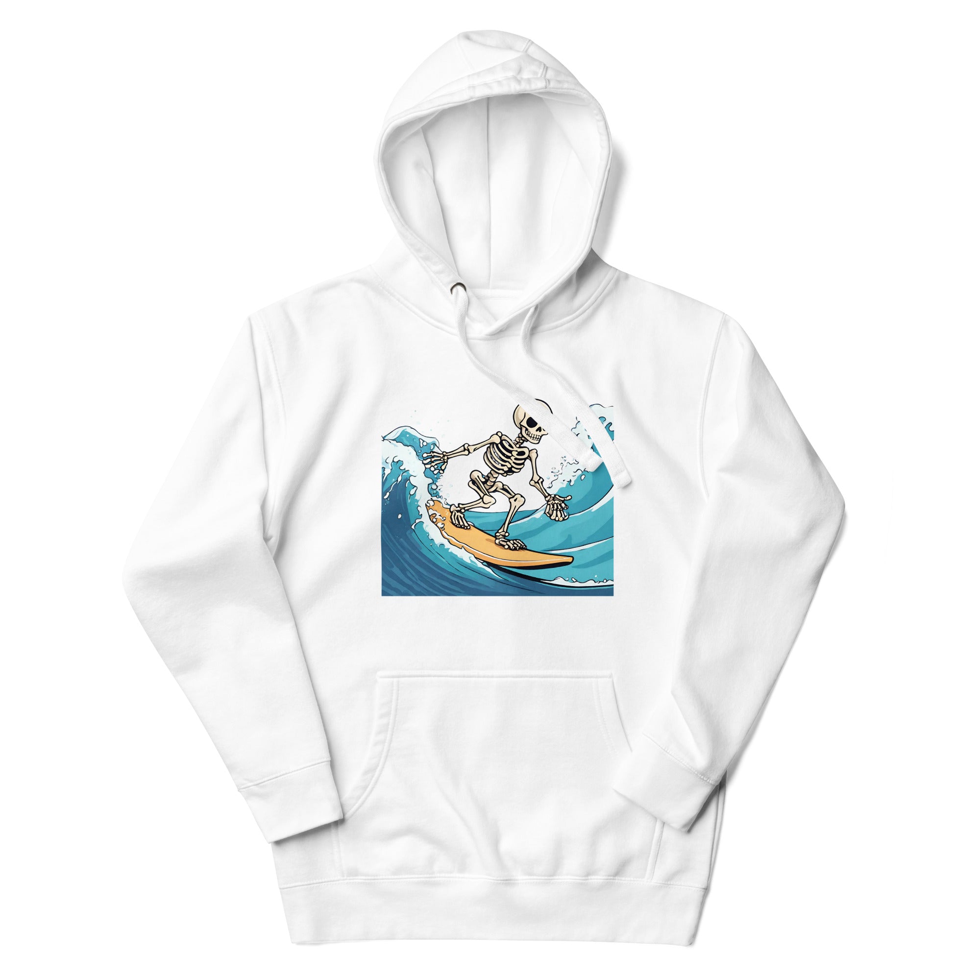 Surfing Skeleton Women's Premium Hoodie