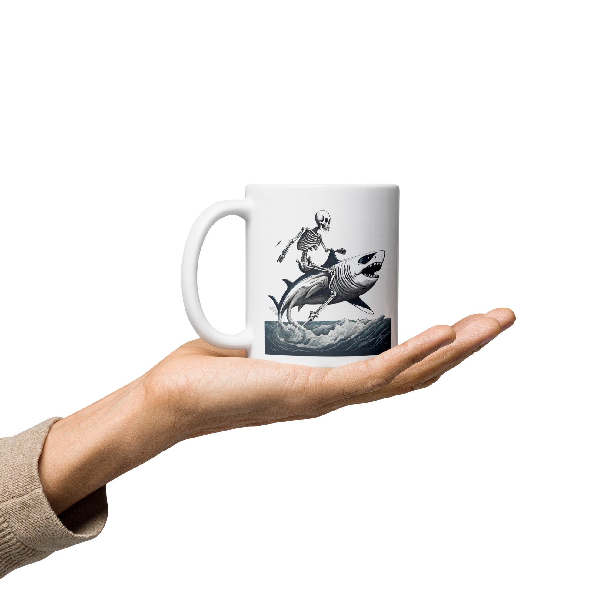 Ride or Die White Glossy Mug