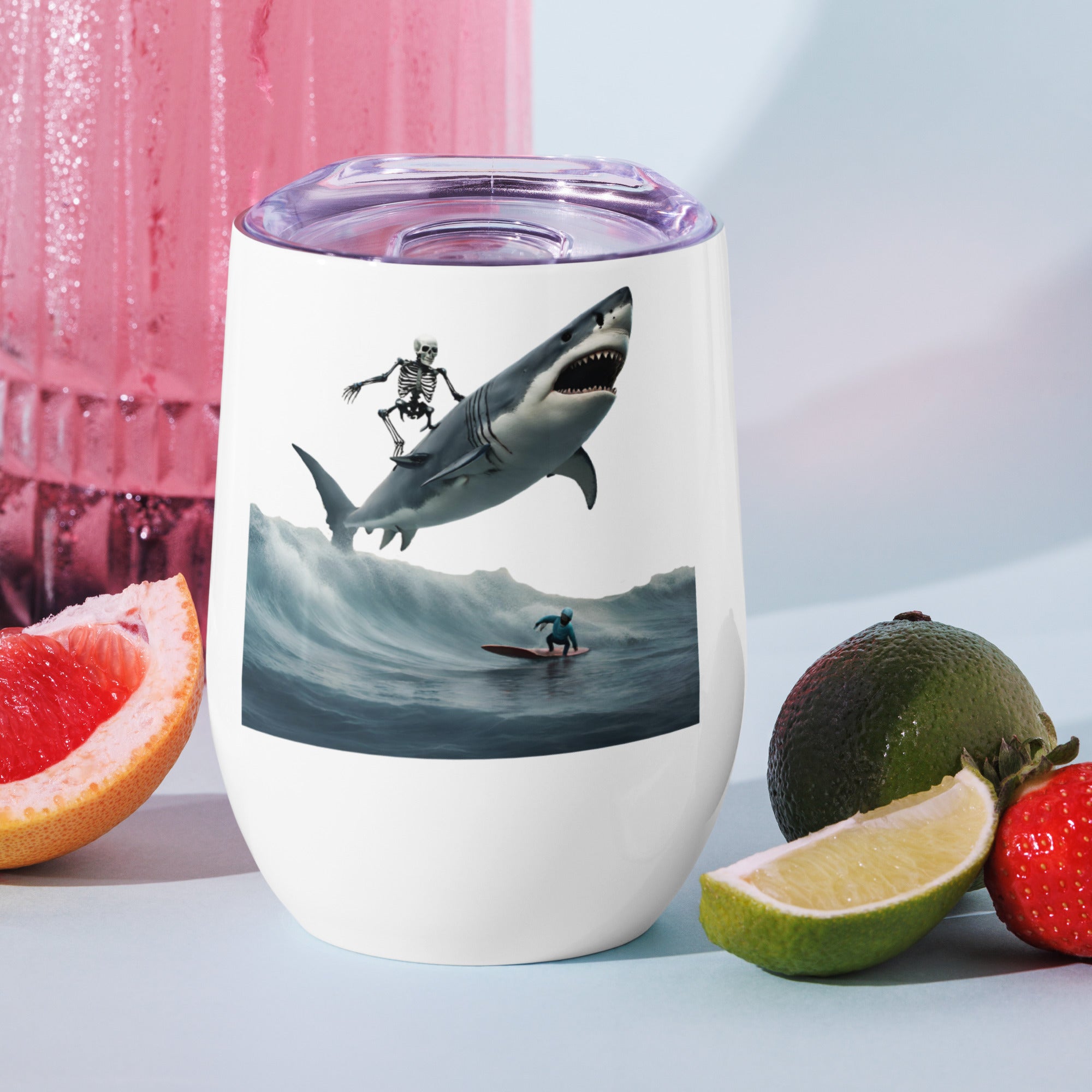 Shark Shredder Wine Tumbler