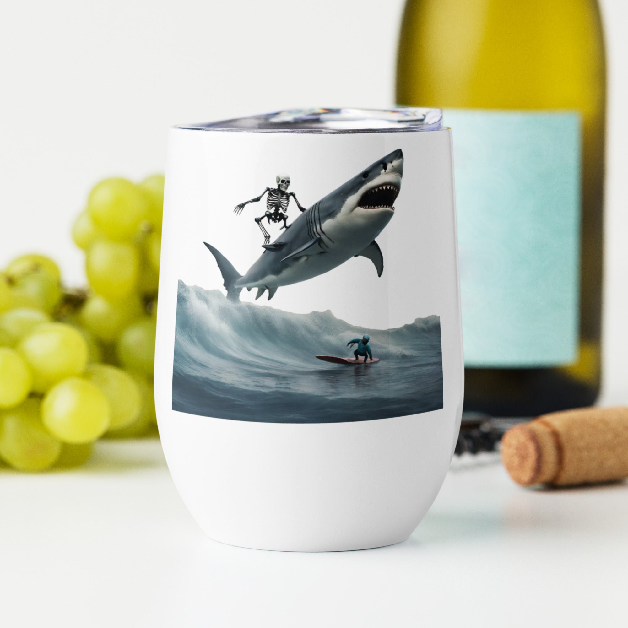 Shark Shredder Wine Tumbler