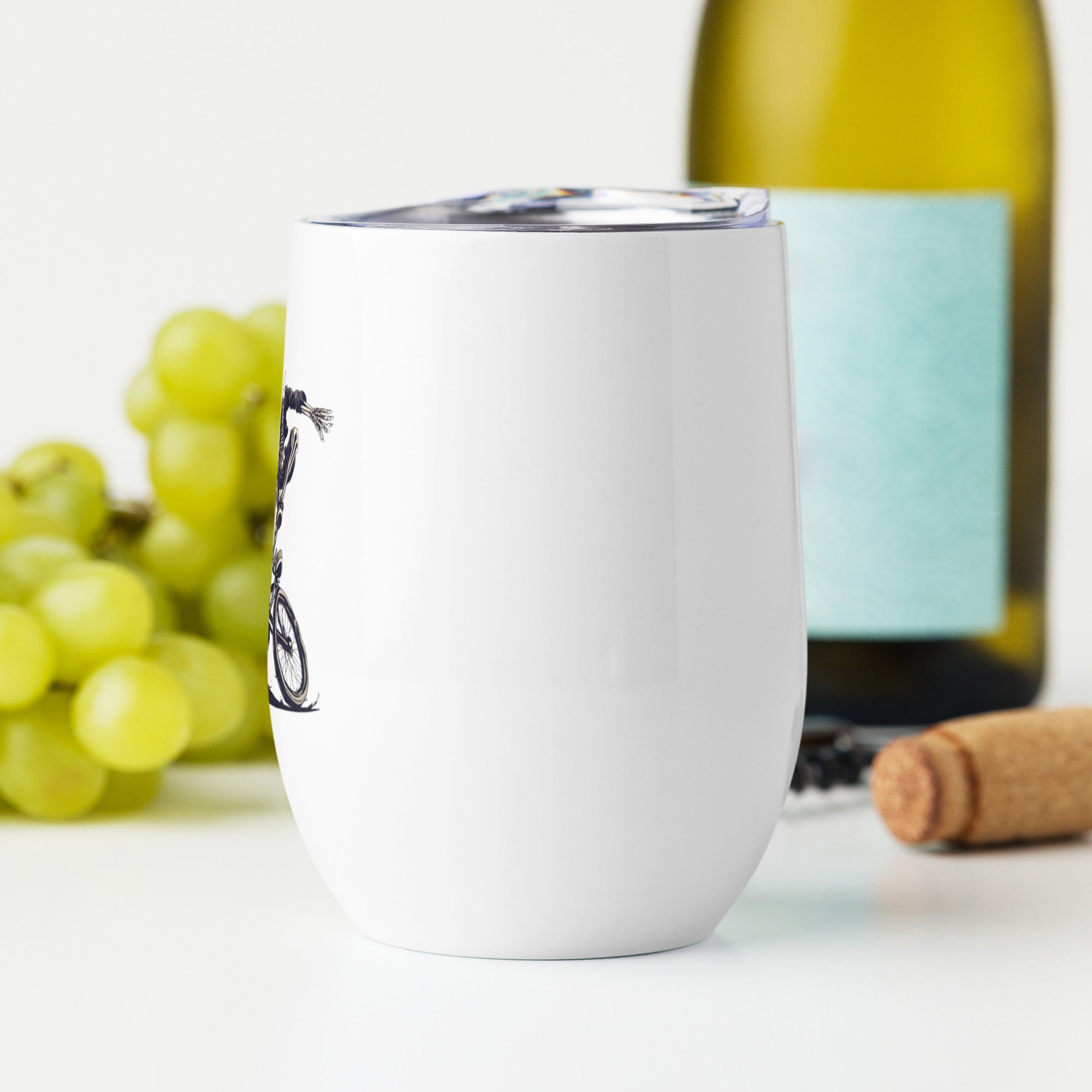 Till the Wheels Fall Off Wine Tumbler