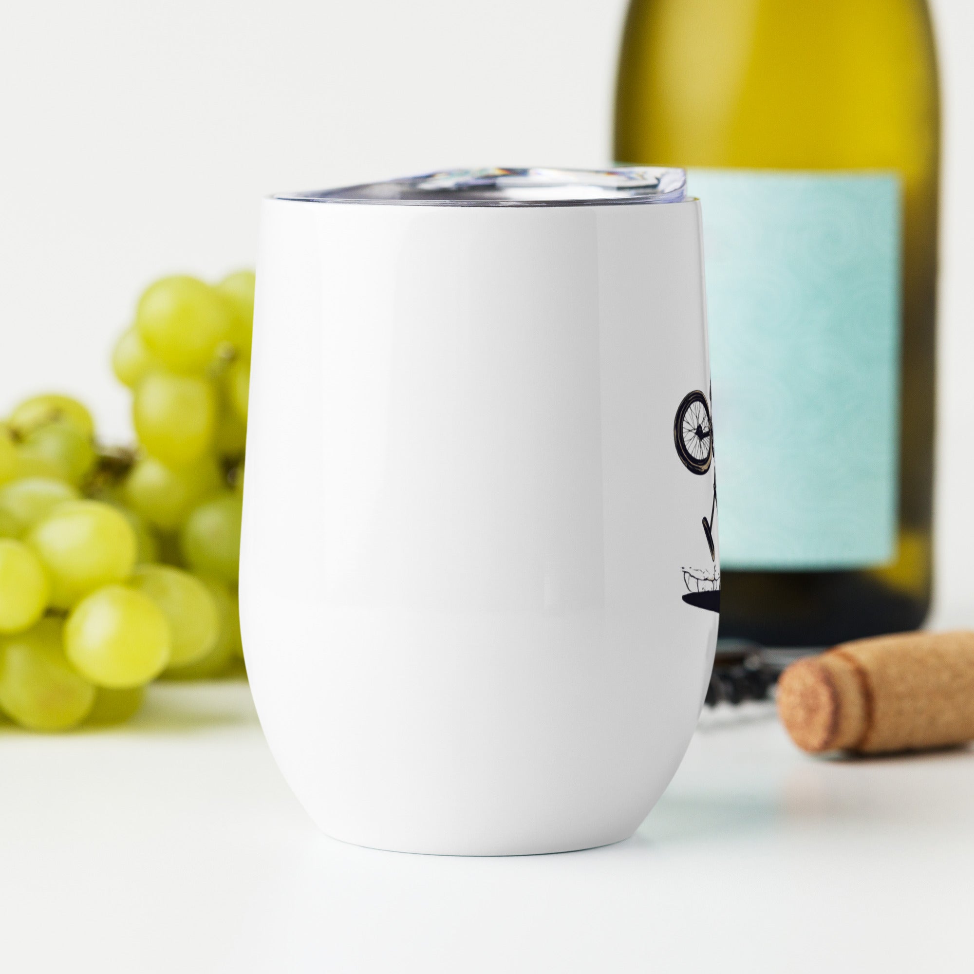 Till the Wheels Fall Off Wine Tumbler