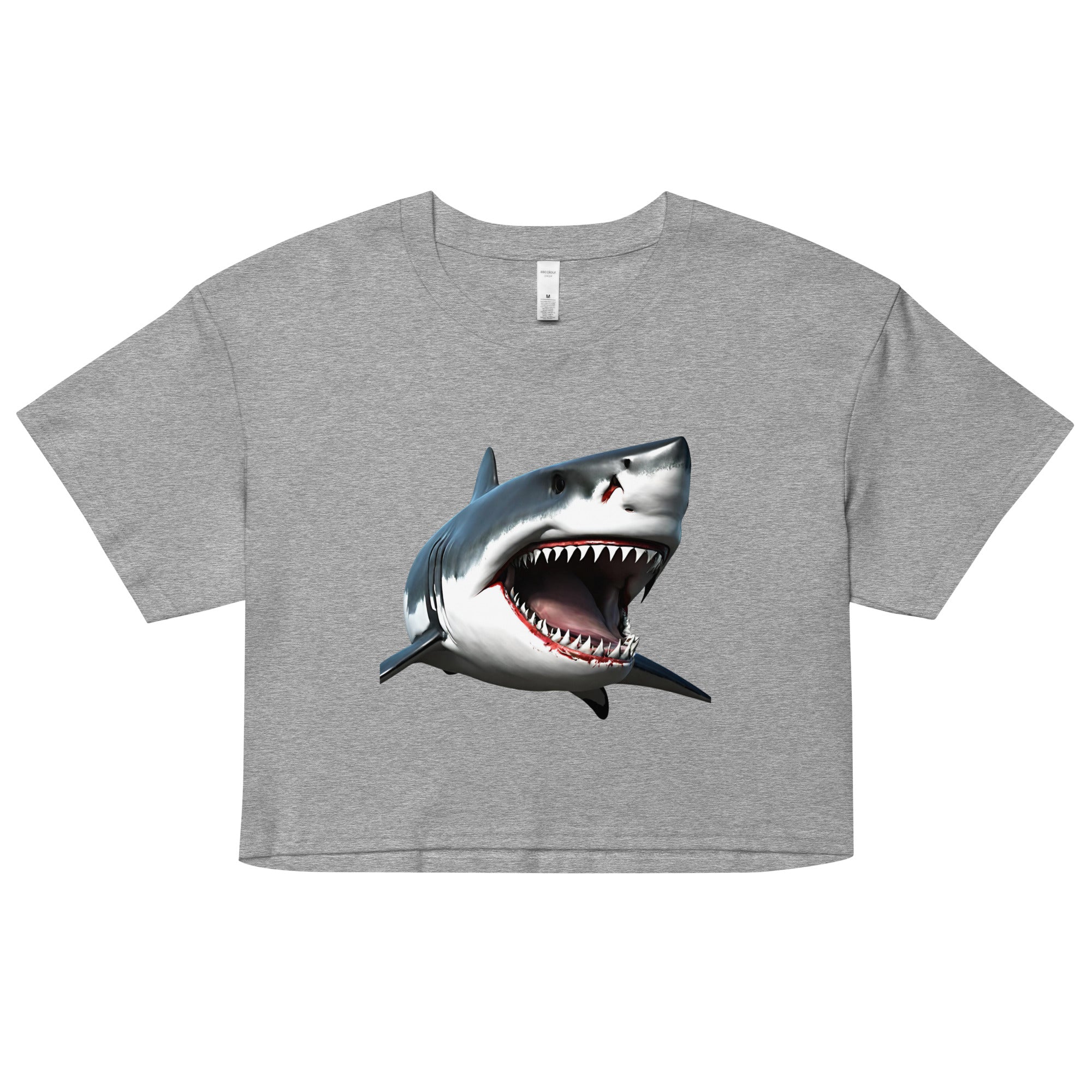 Great White Bite Women’s Crop Top