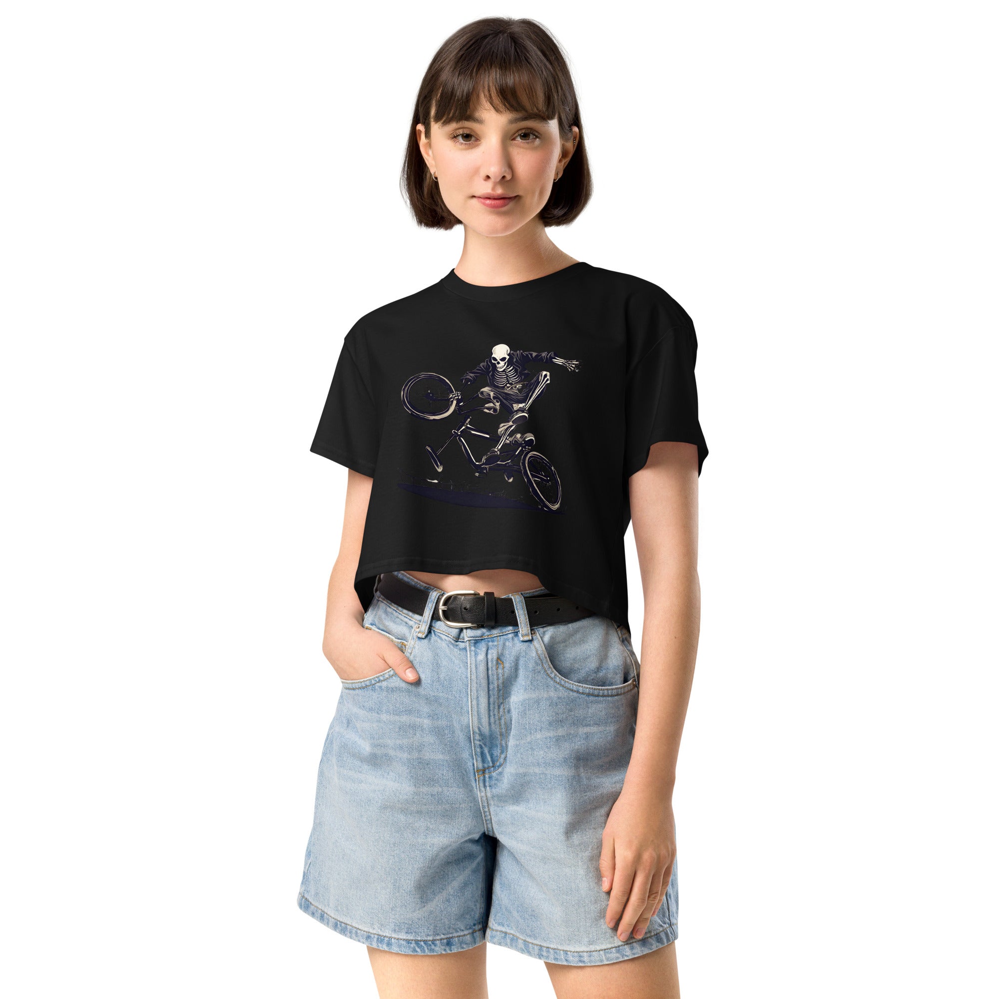 Till the Wheels Fall Off Women’s Crop Top