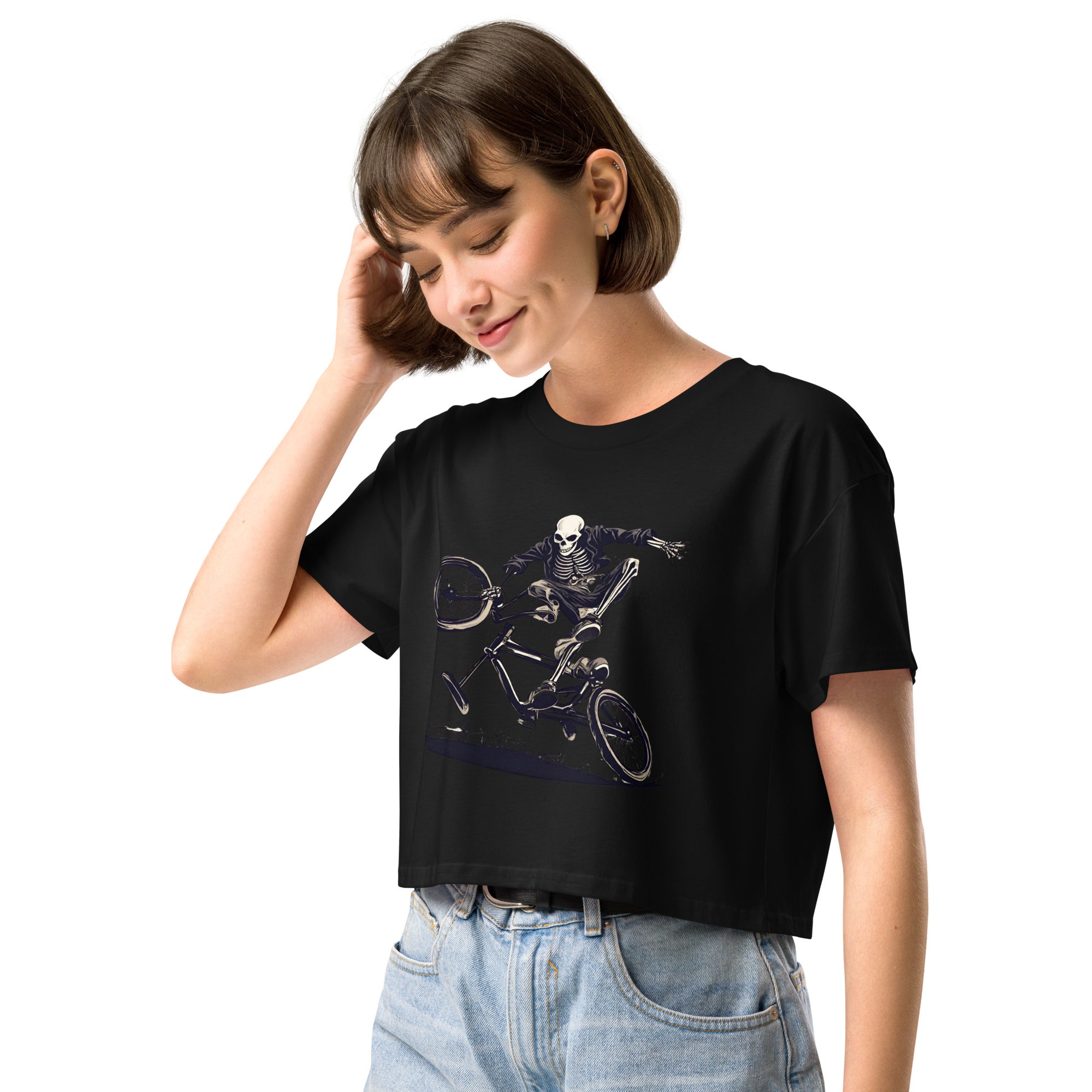 Till the Wheels Fall Off Women’s Crop Top