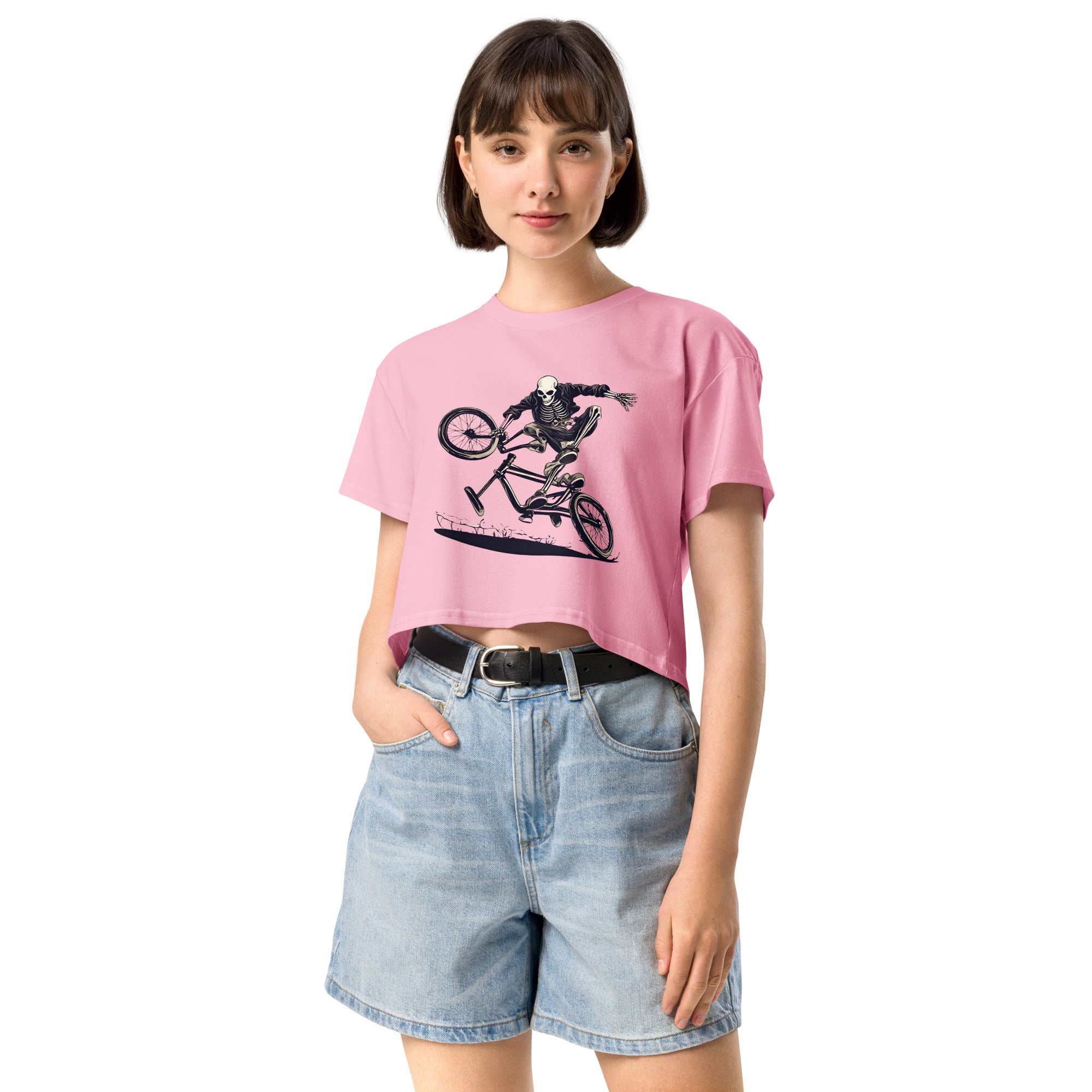 Till the Wheels Fall Off Women’s Crop Top