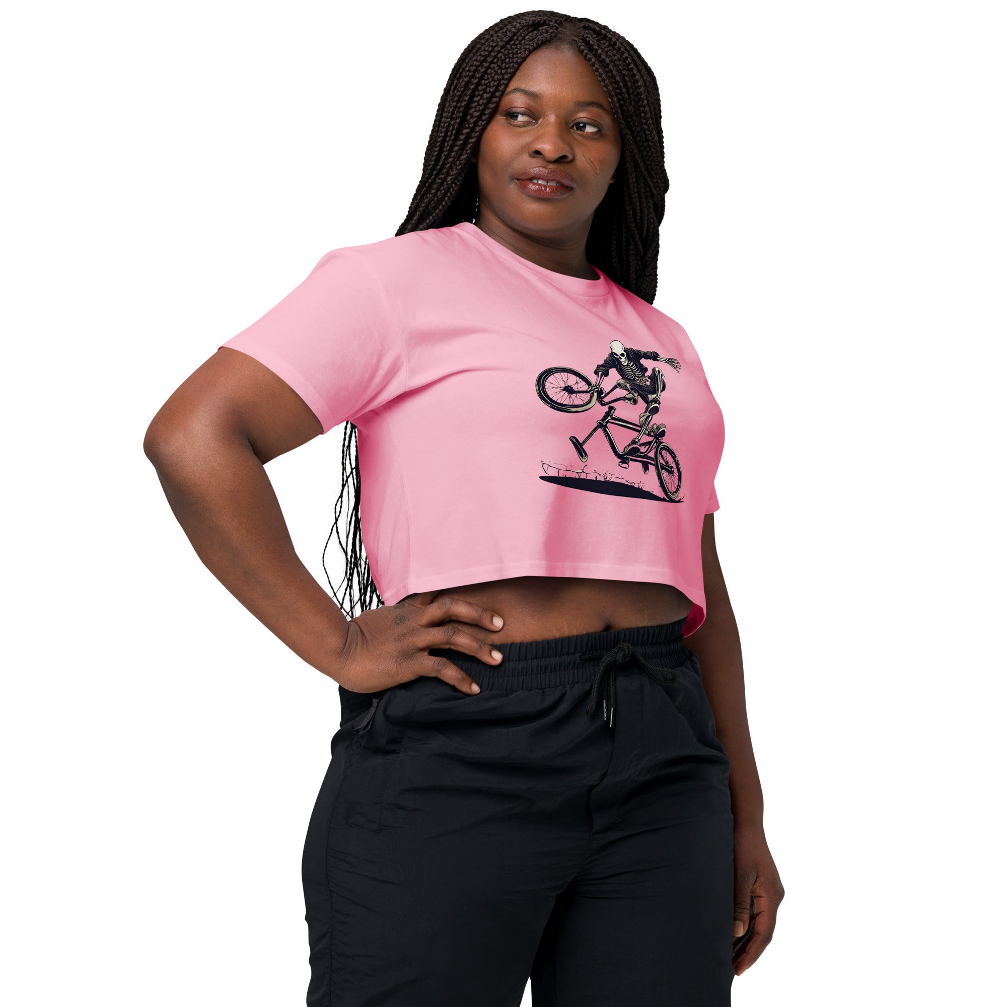 Till the Wheels Fall Off Women’s Crop Top