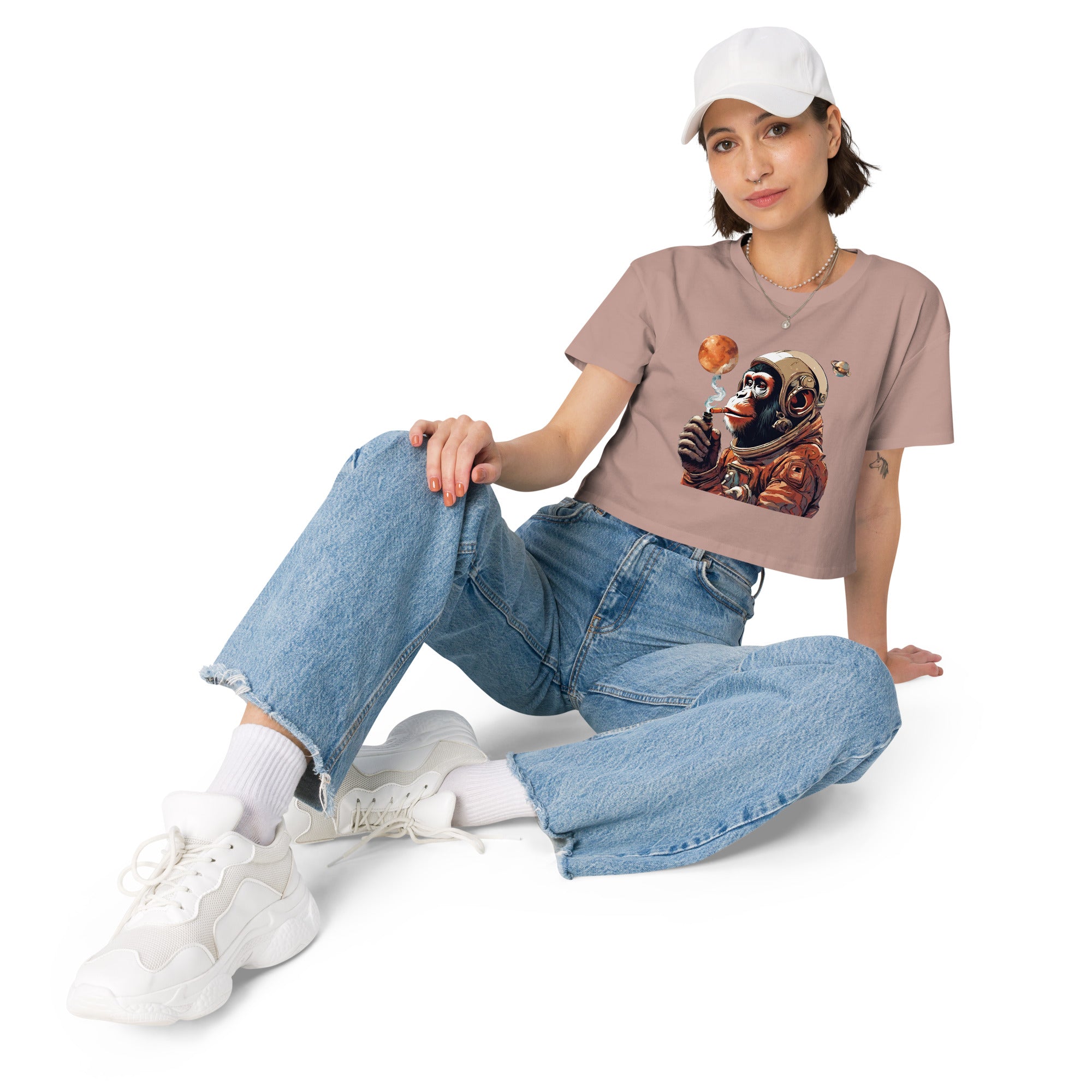 Ape Astronaut Women’s Crop Top