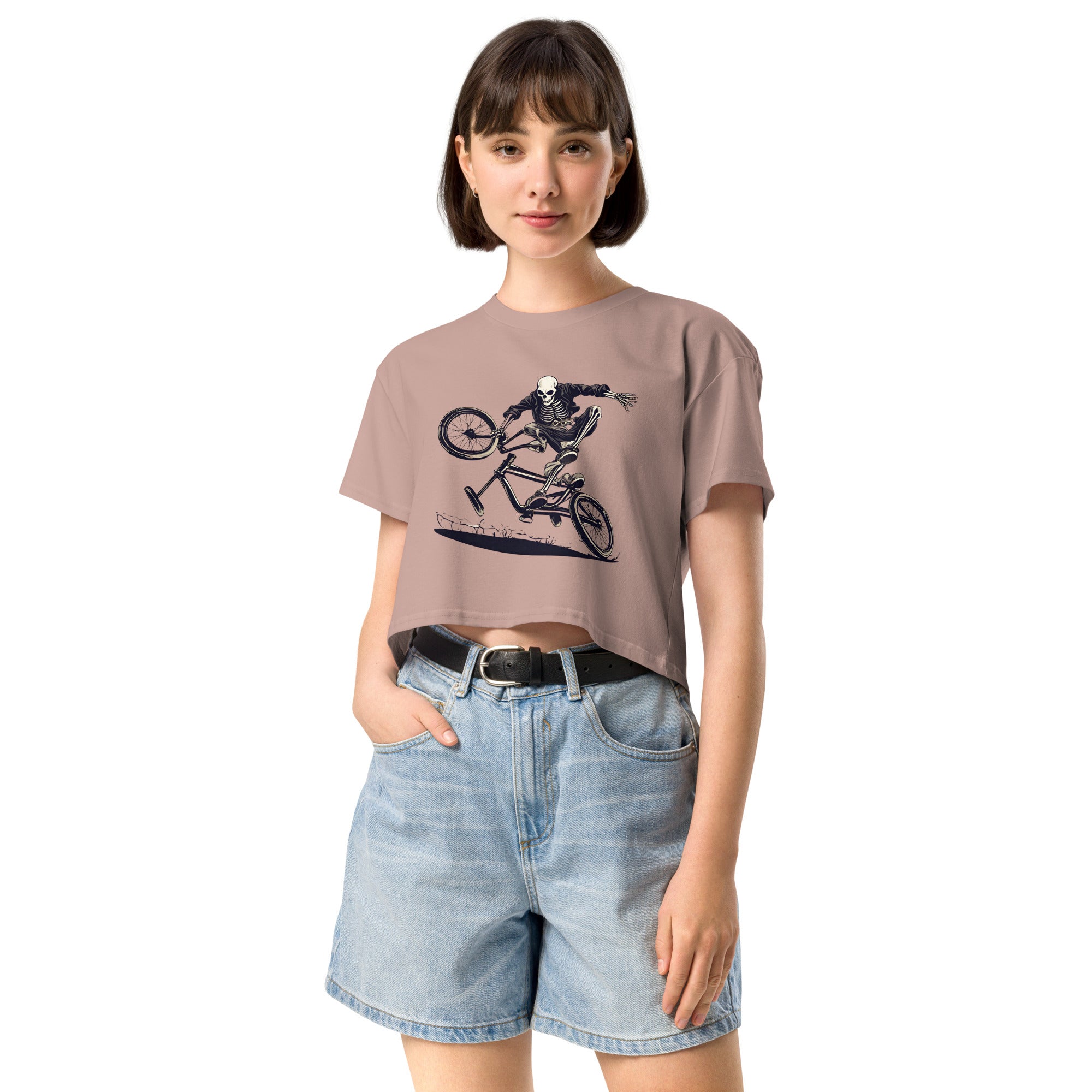 Till the Wheels Fall Off Women’s Crop Top