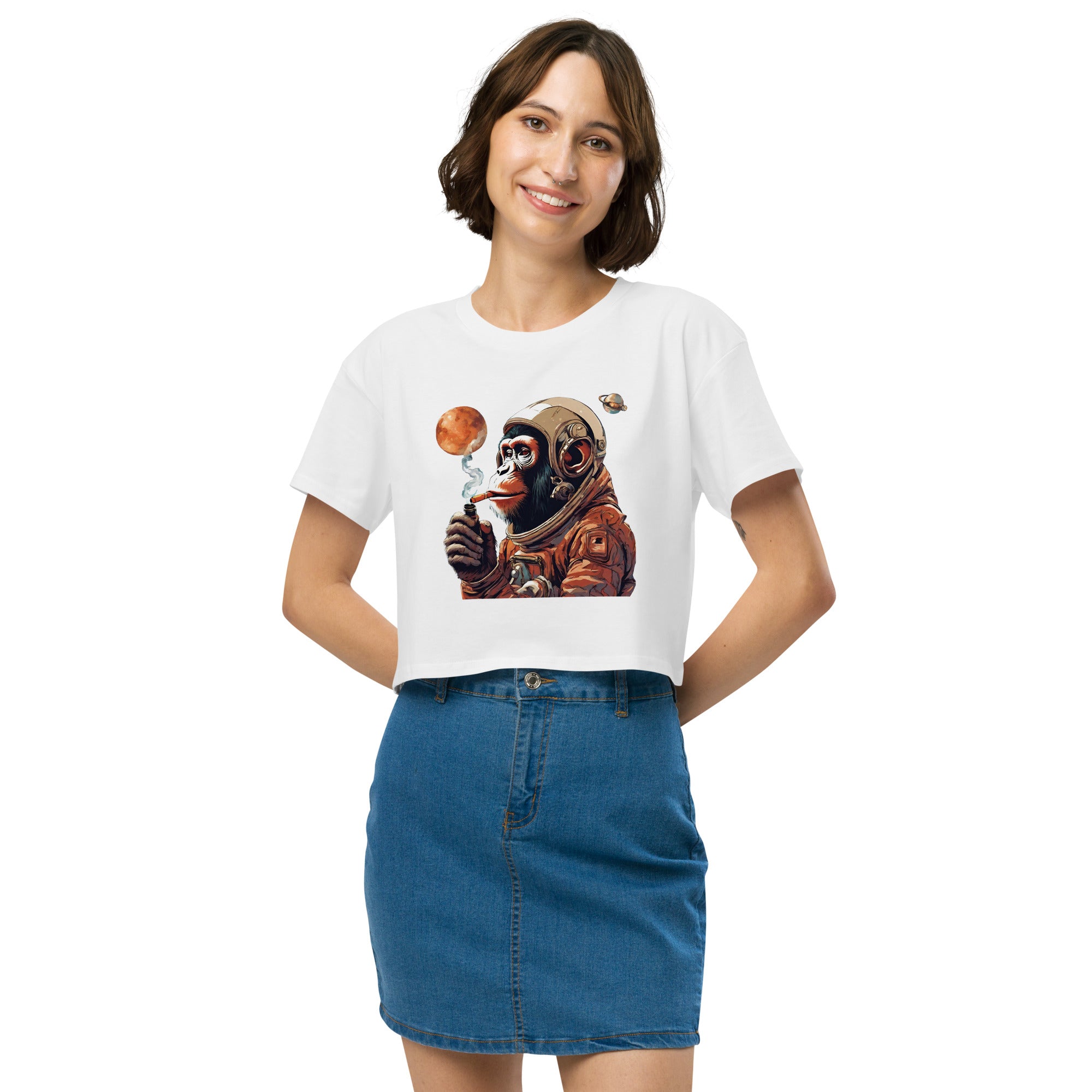 Ape Astronaut Women’s Crop Top