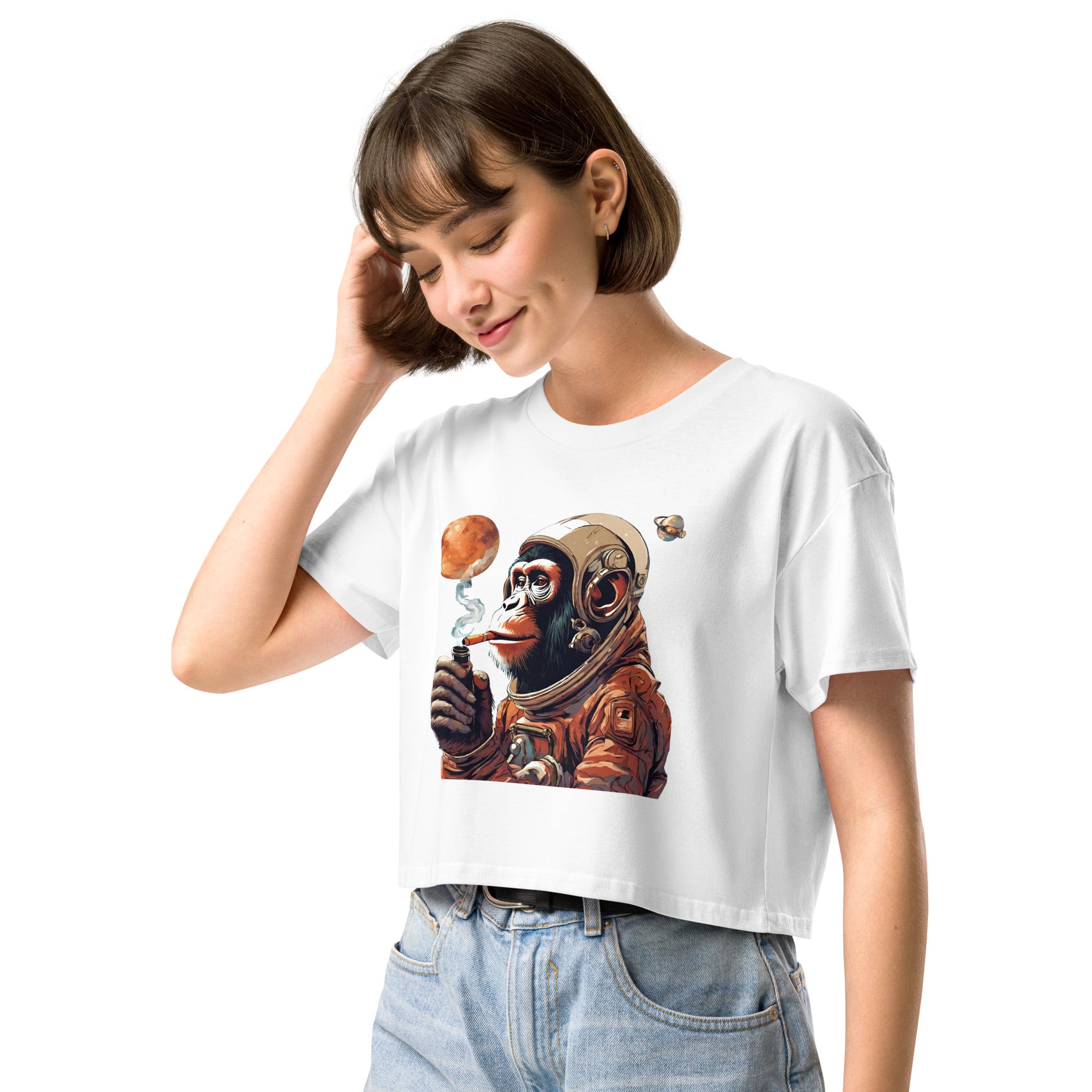 Ape Astronaut Women’s Crop Top