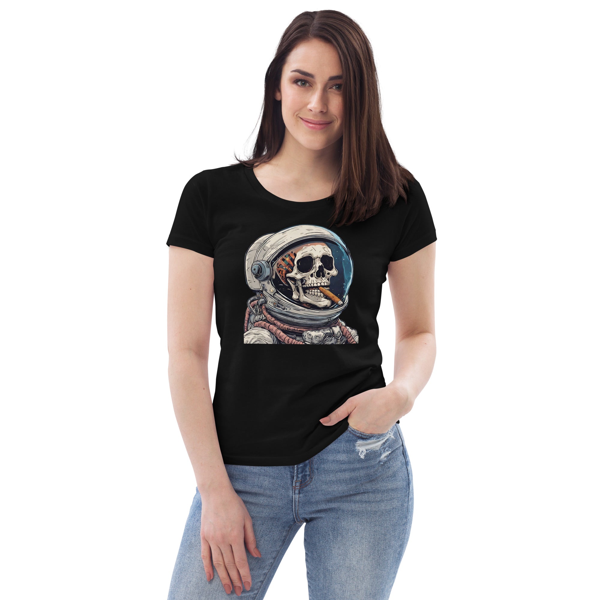 Space Blaze Women's Fitted Eco T-Shirt