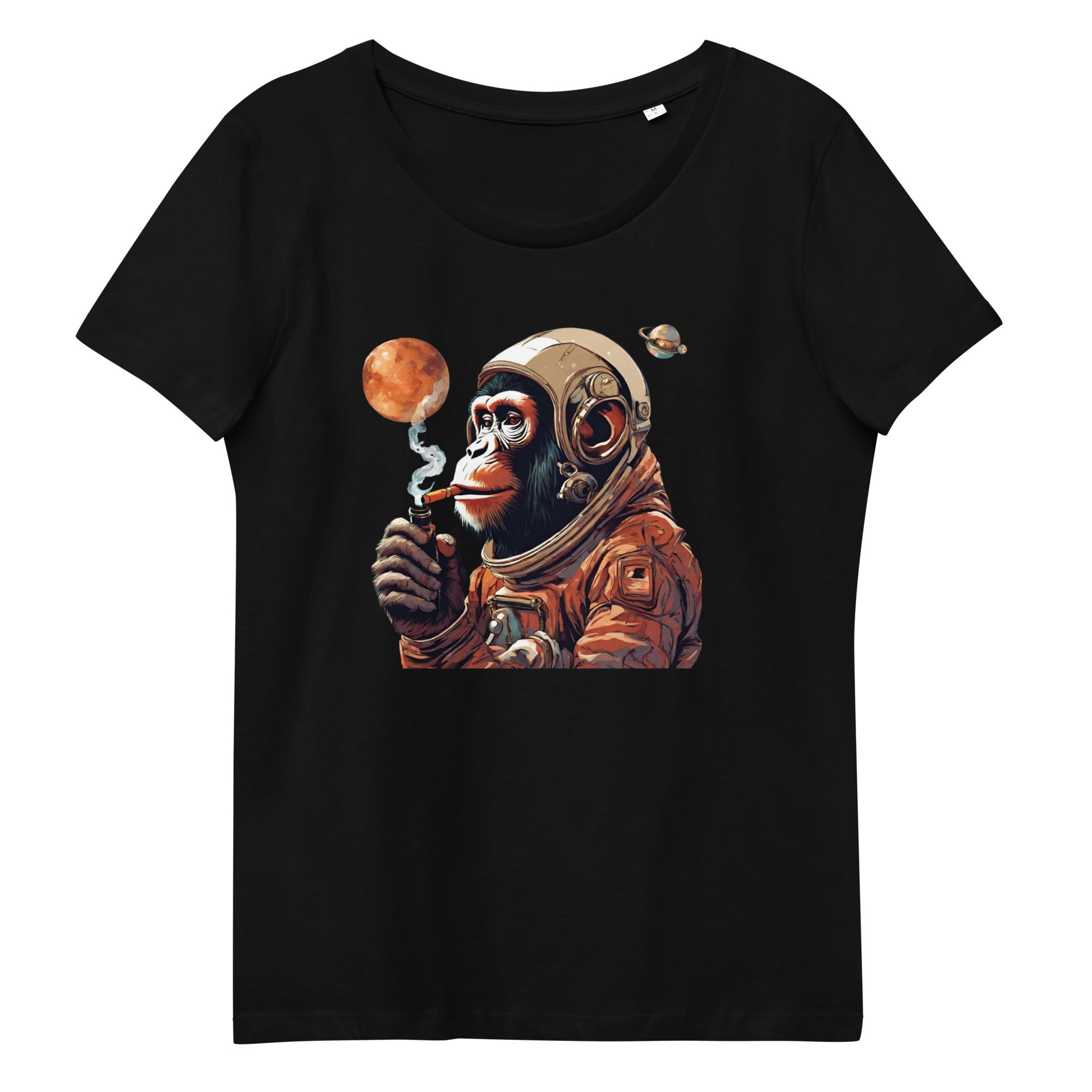 Ape Astronaut Women's Fitted Eco T-Shirt