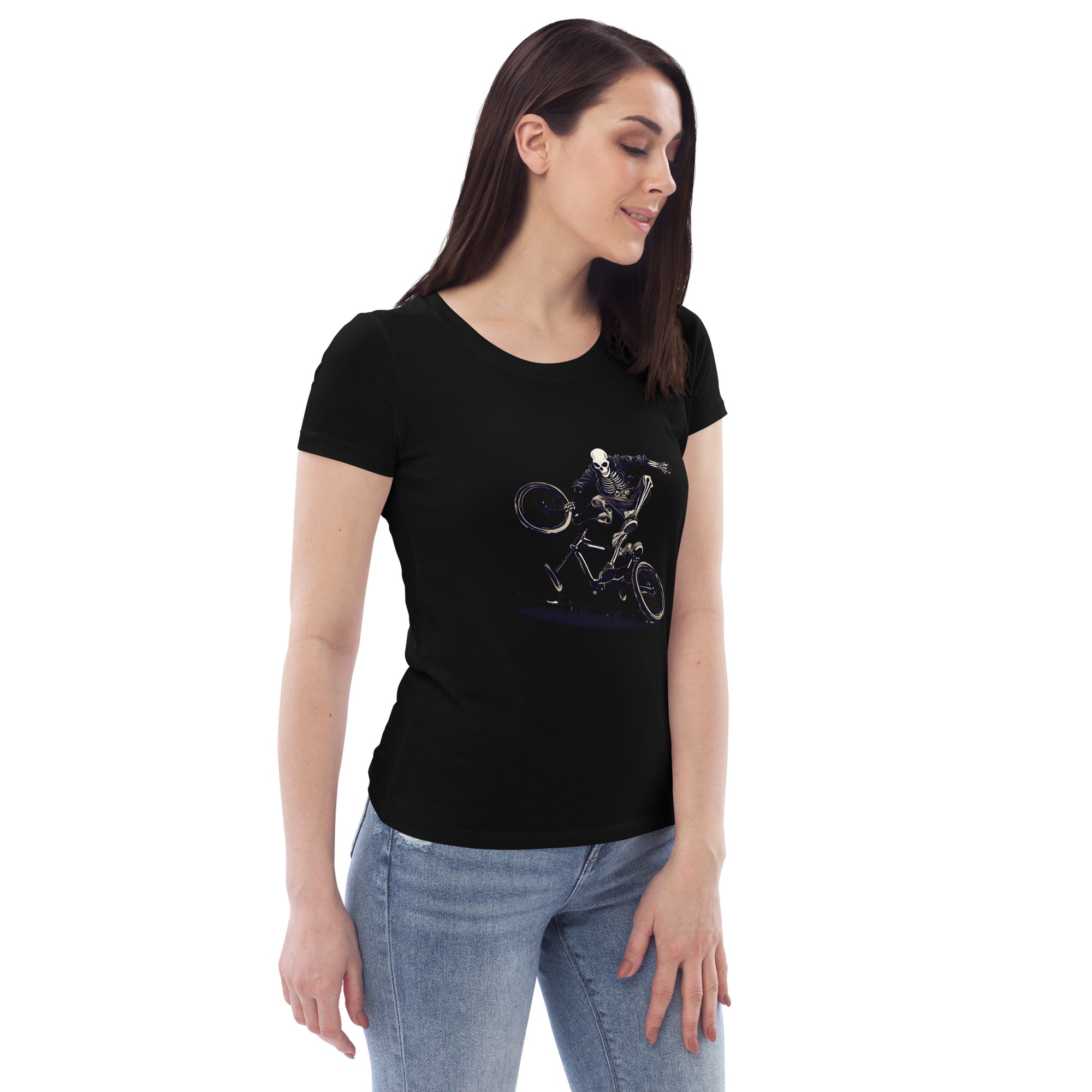 Till the Wheels Fall Off Women's Fitted Eco T-Shirt