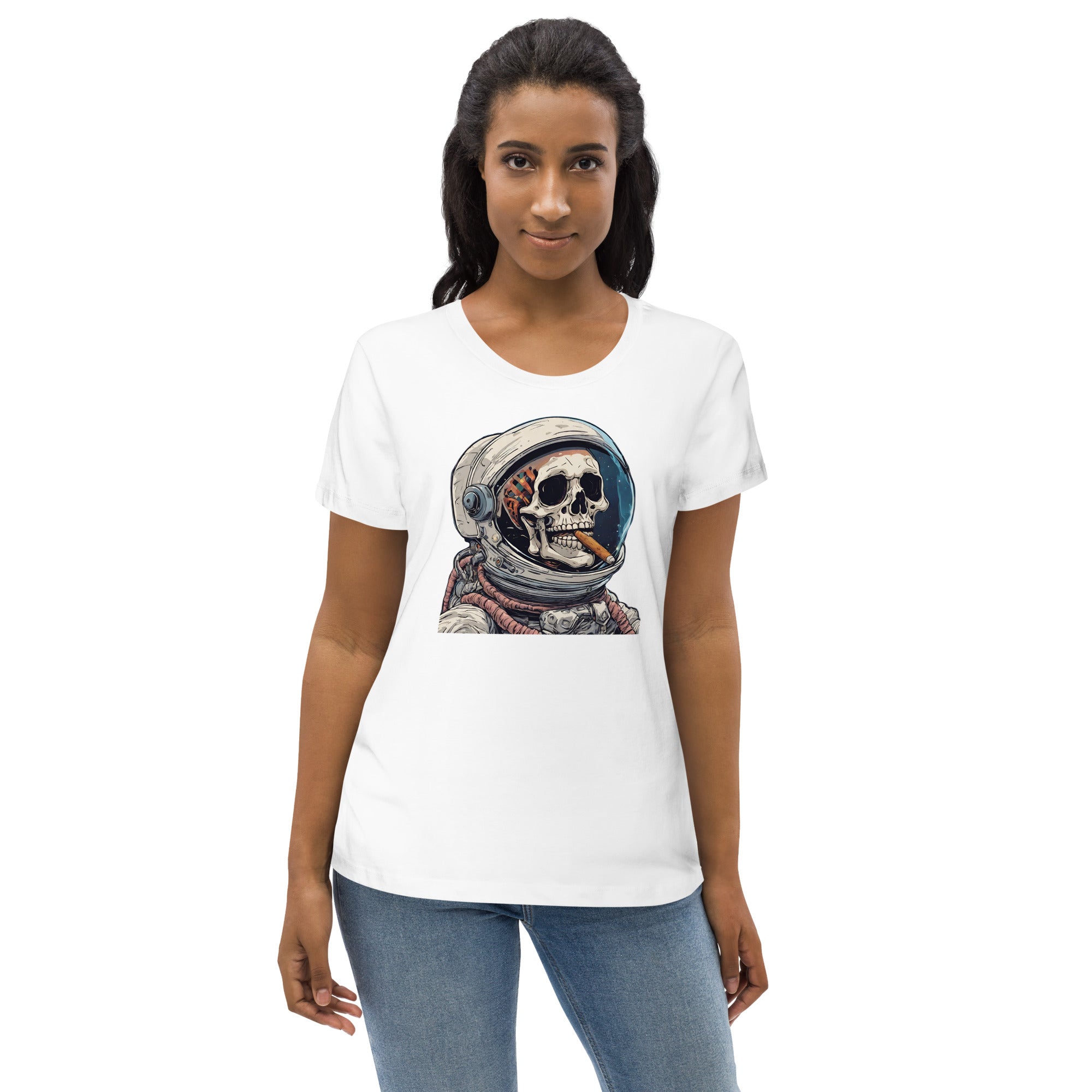 Space Blaze Women's Fitted Eco T-Shirt