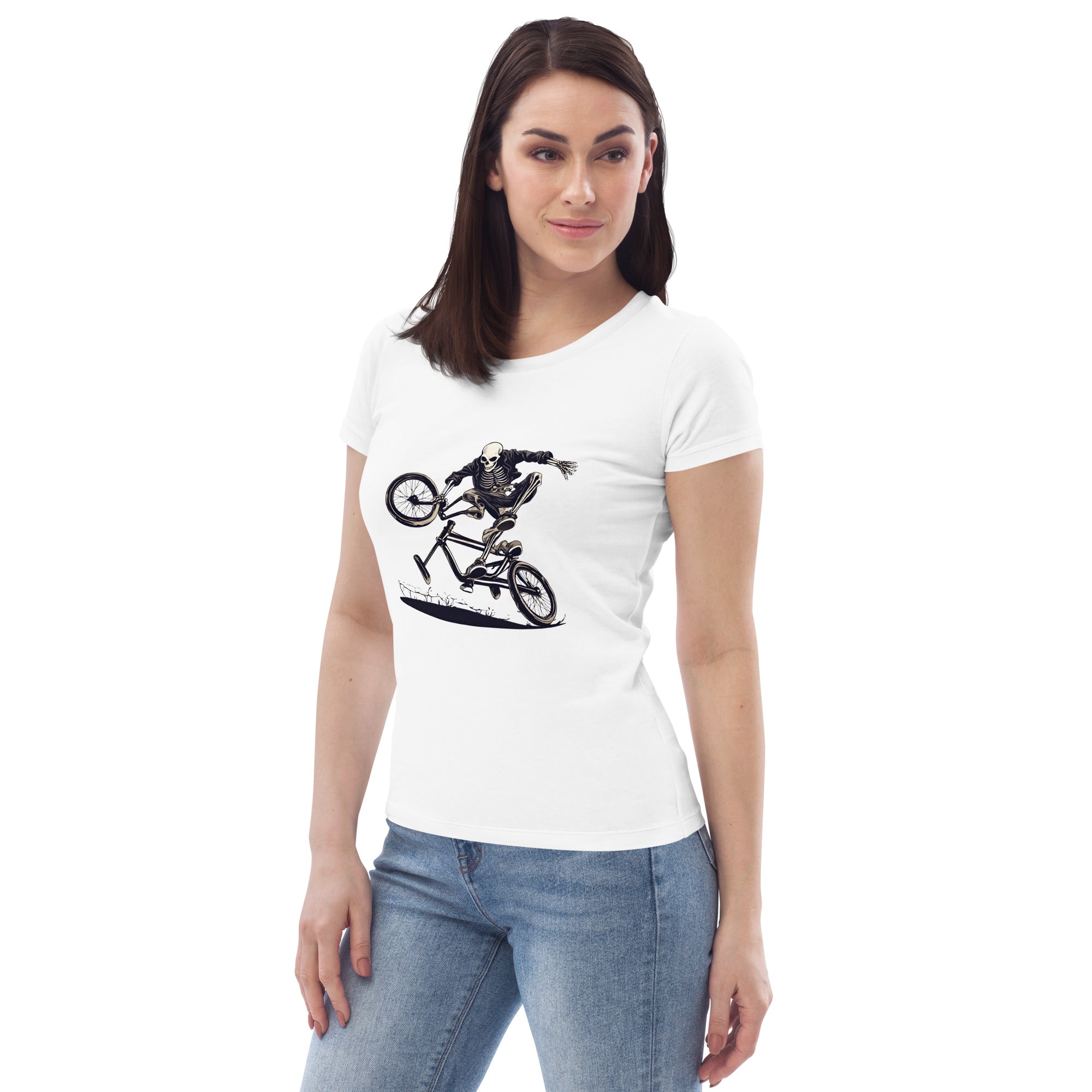 Till the Wheels Fall Off Women's Fitted Eco T-Shirt