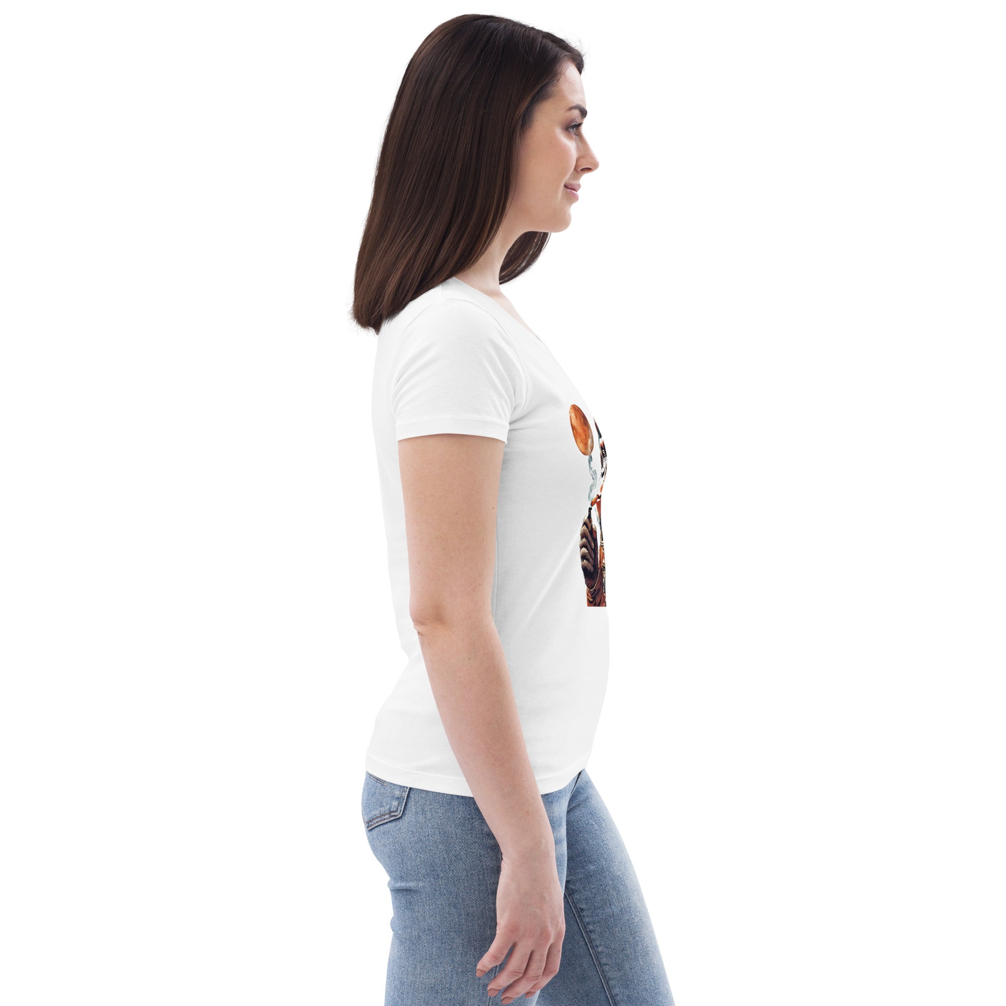 Ape Astronaut Women's Fitted Eco T-Shirt