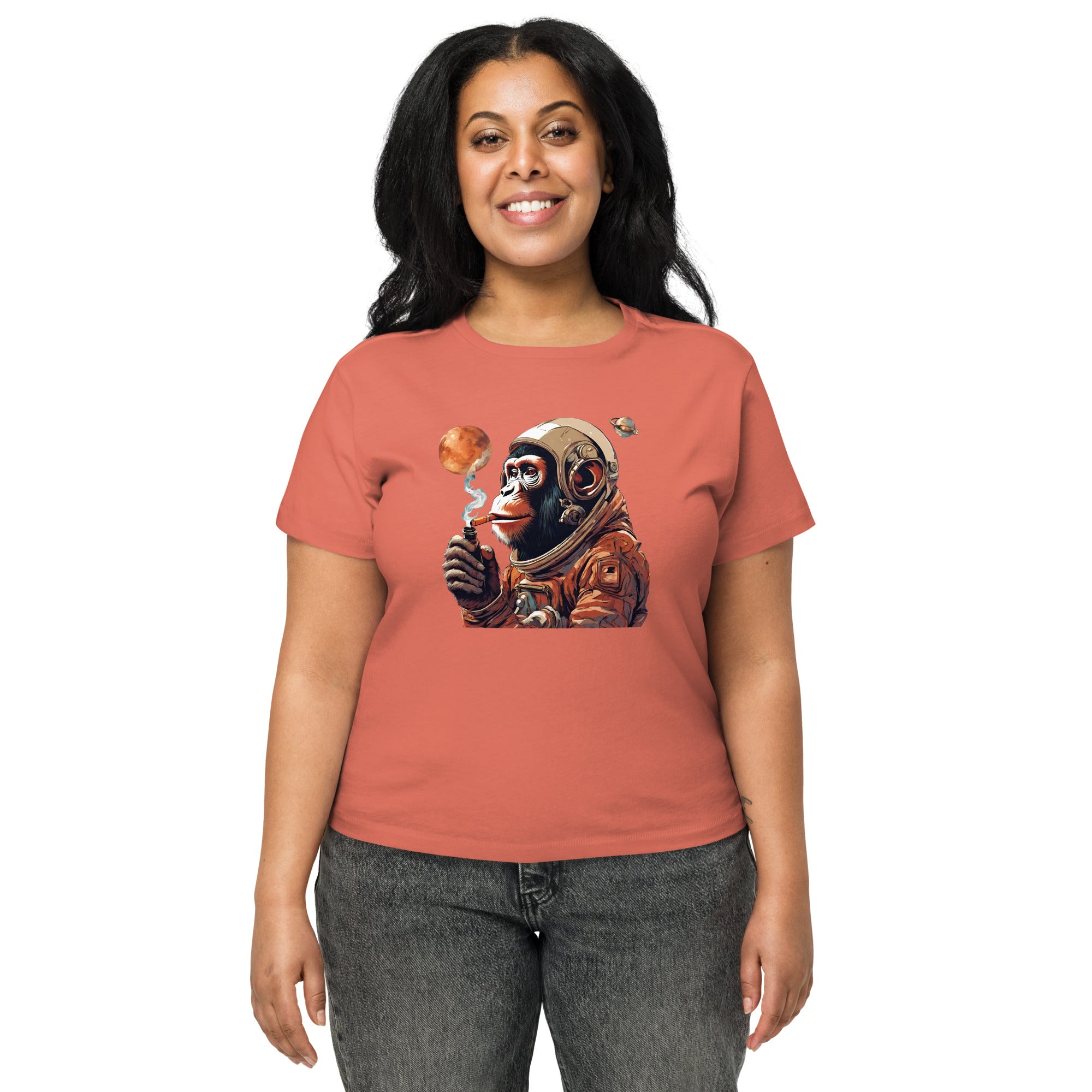 Ape Astronaut Women’s High-Waisted T-Shirt