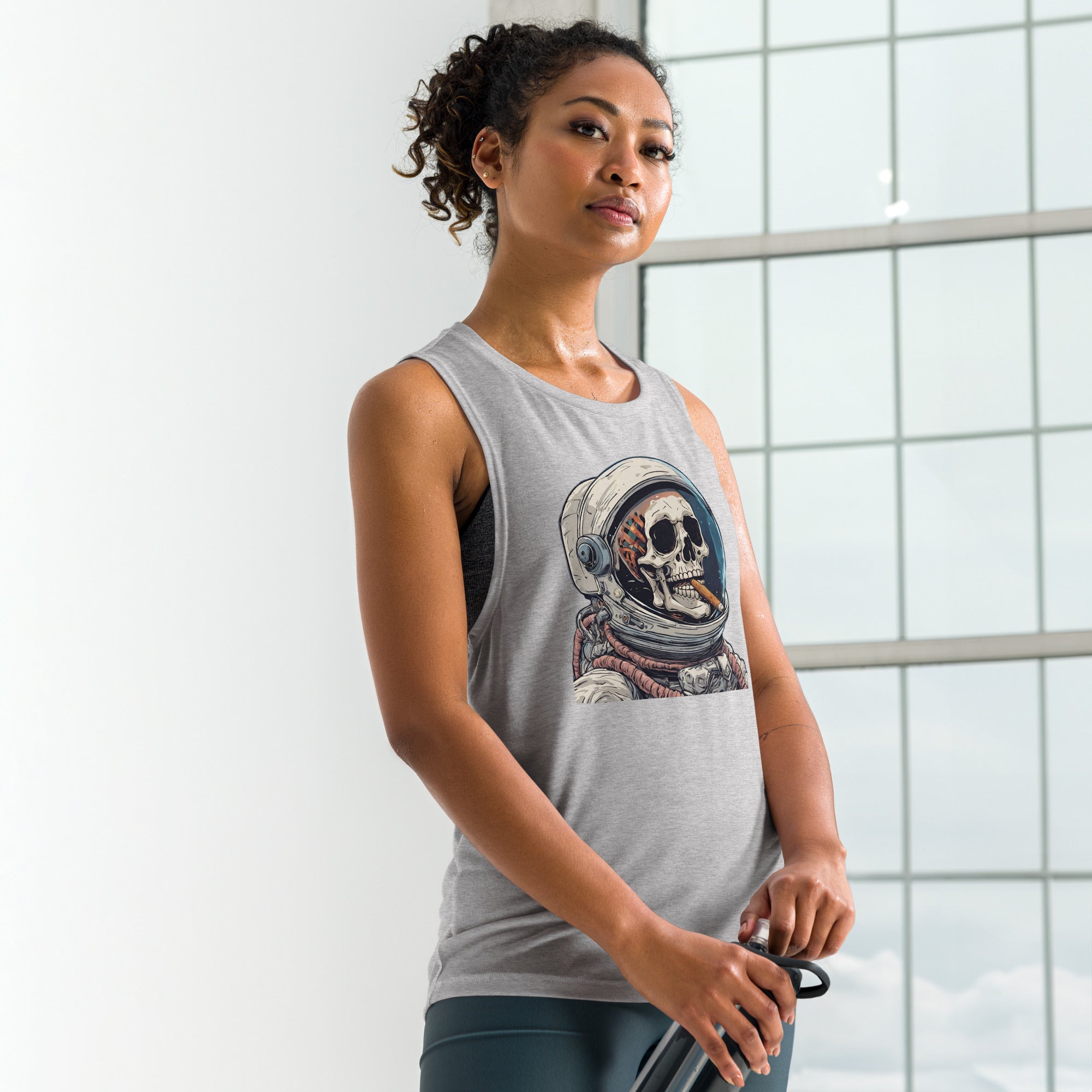 Space Blaze Ladies’ Muscle Tank