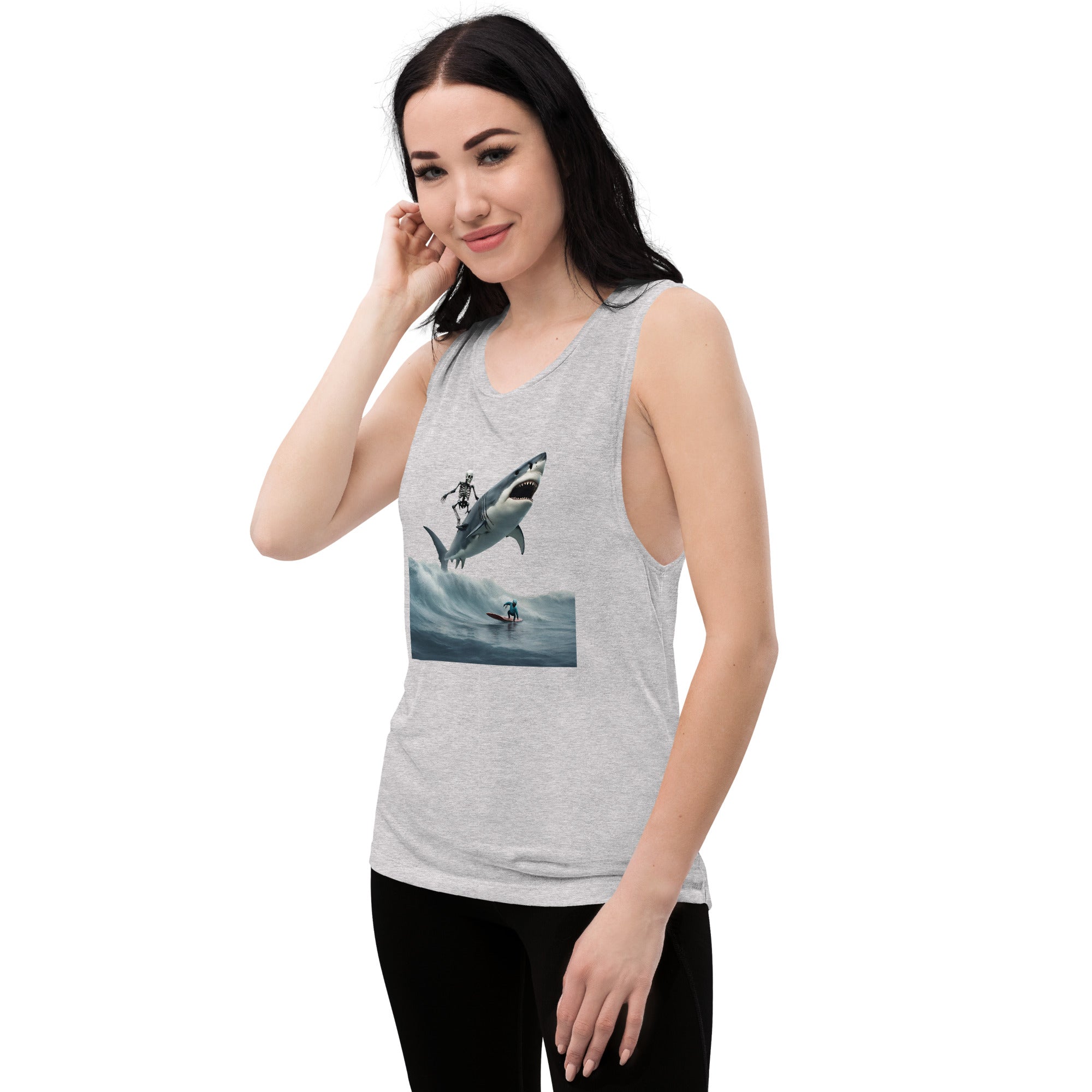 Shark Shredder Ladies’ Muscle Tank