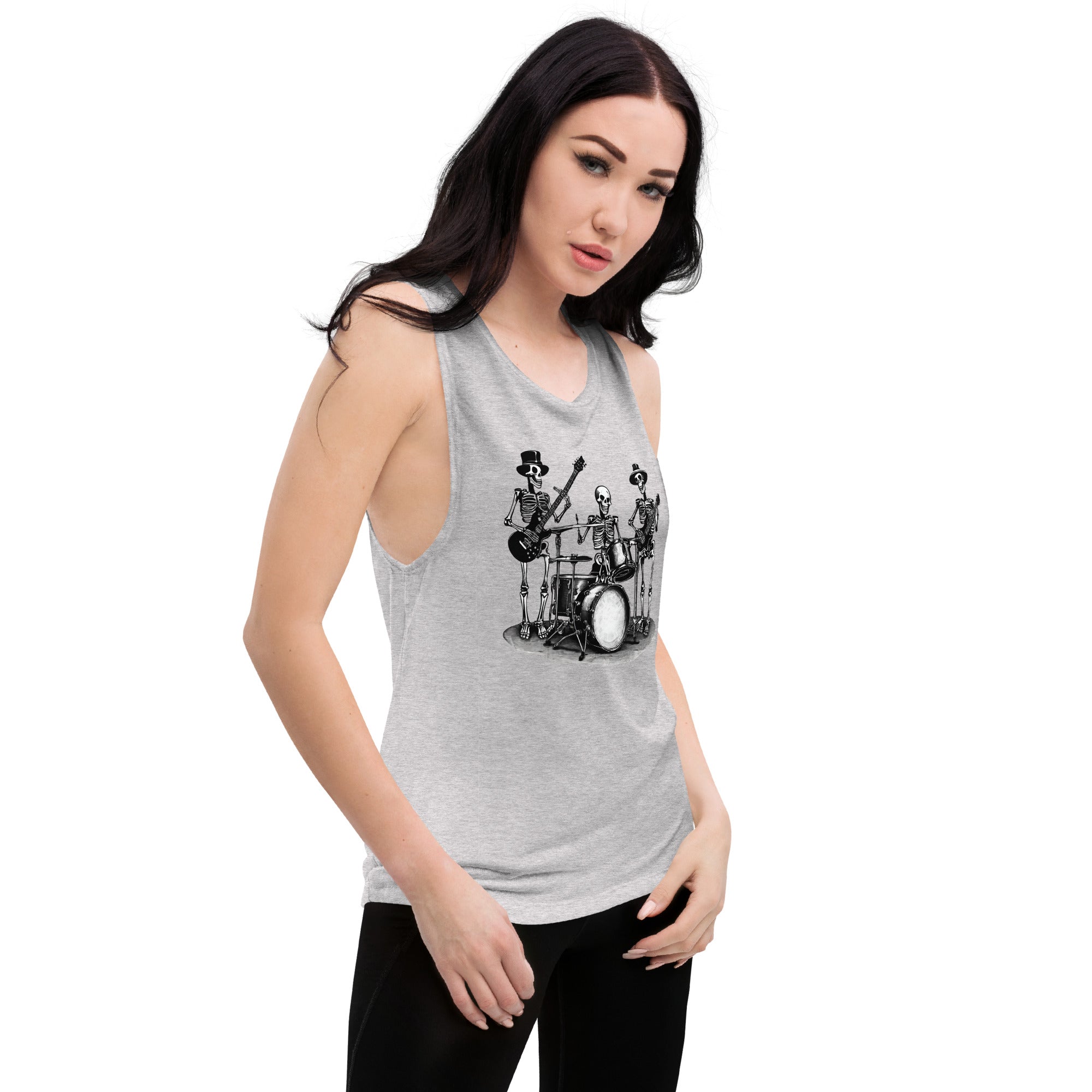 Skeleton Band Ladies’ Muscle Tank