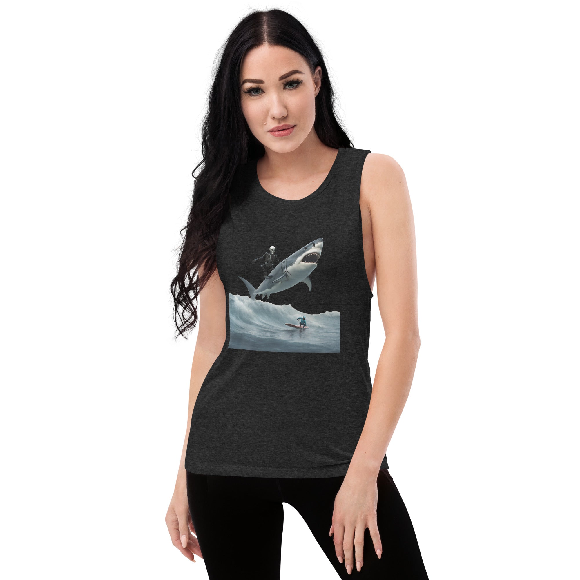 Shark Shredder Ladies’ Muscle Tank