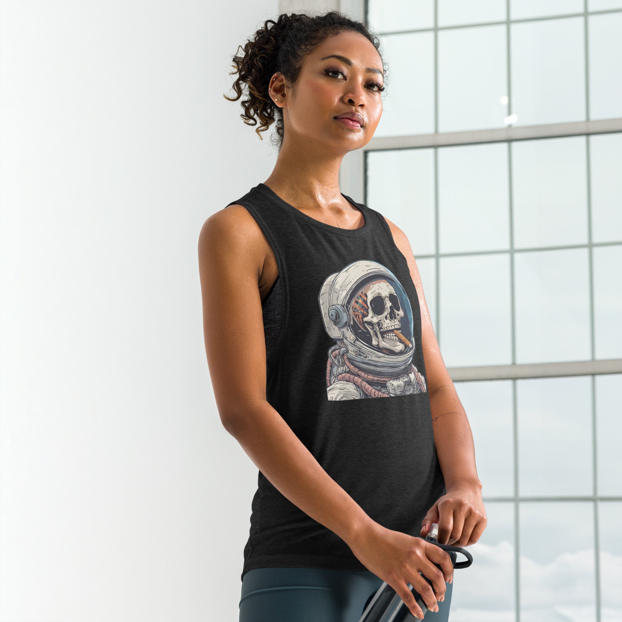 Space Blaze Ladies’ Muscle Tank