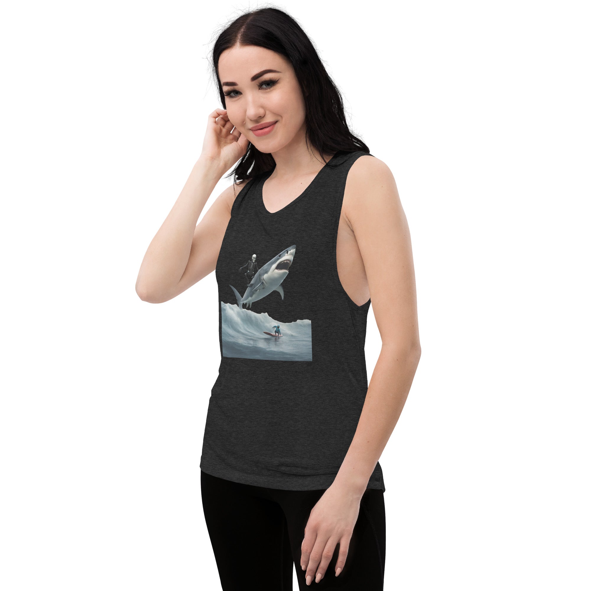 Shark Shredder Ladies’ Muscle Tank