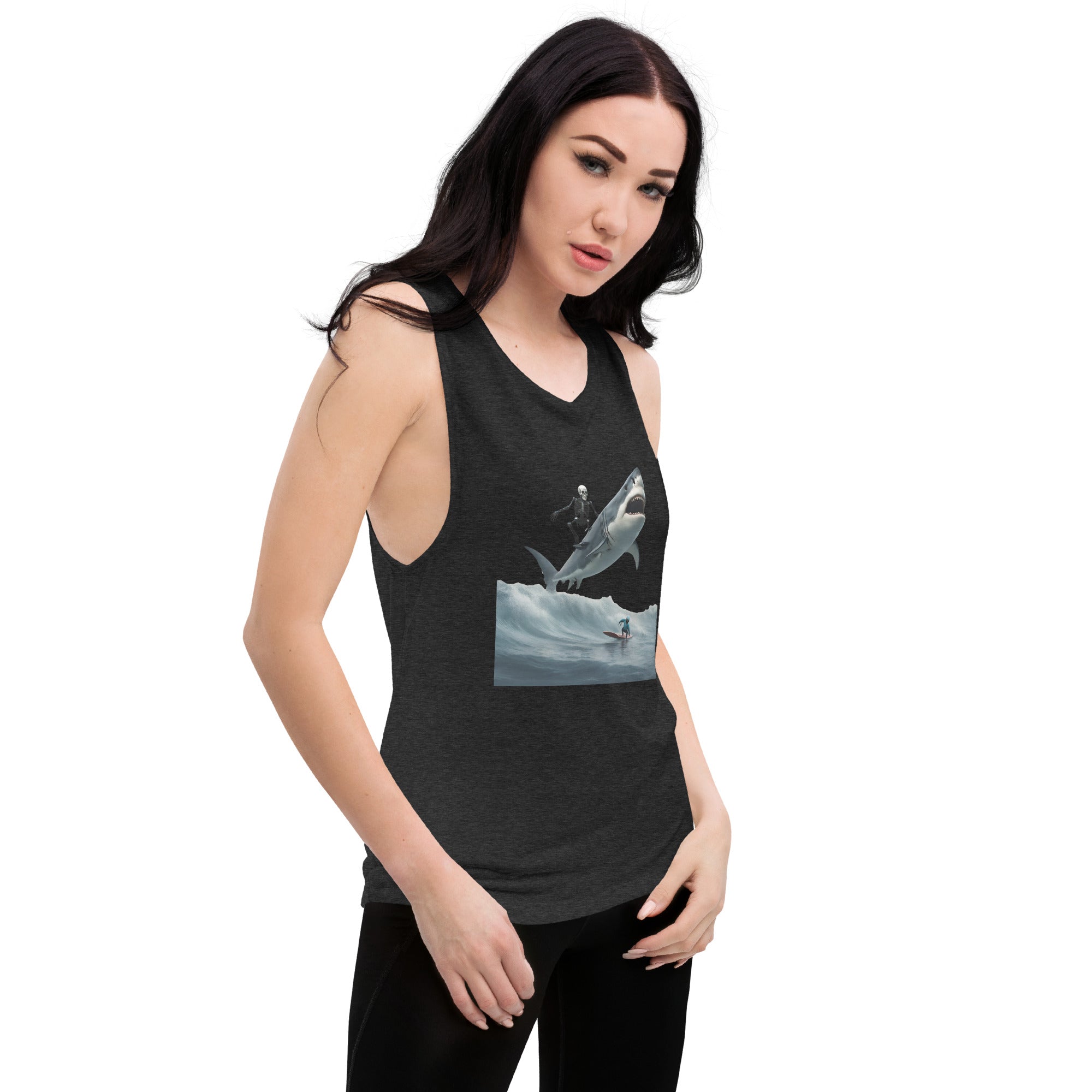 Shark Shredder Ladies’ Muscle Tank