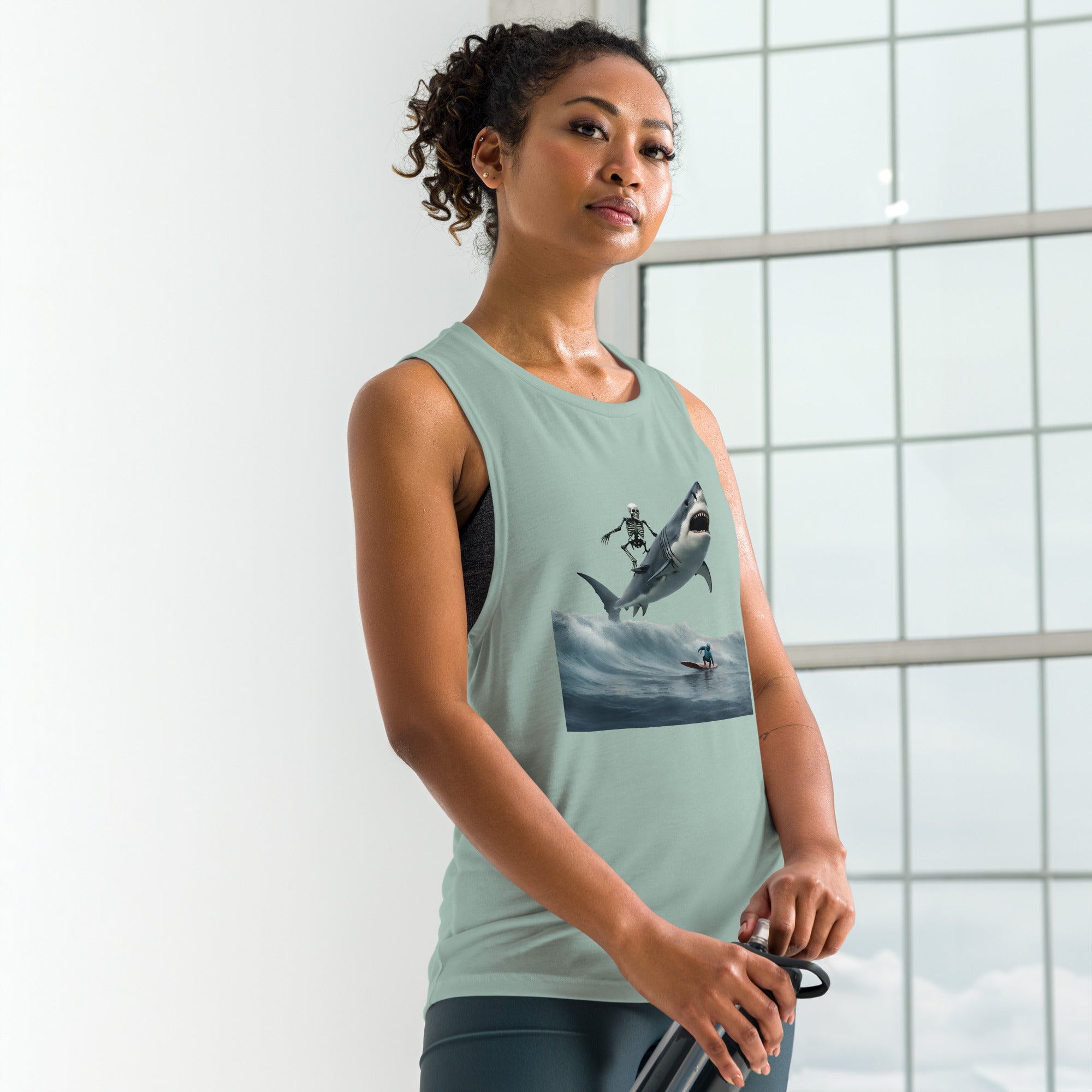 Shark Shredder Ladies’ Muscle Tank