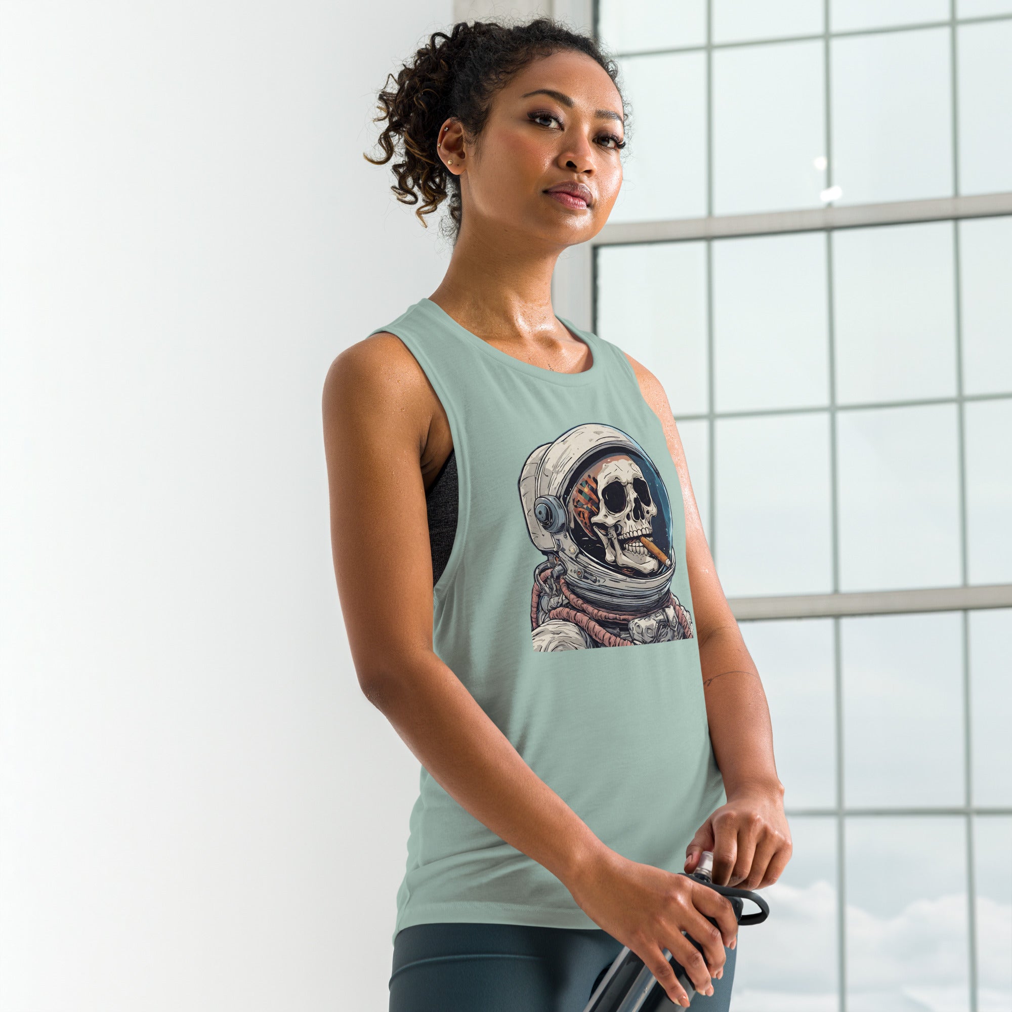 Space Blaze Ladies’ Muscle Tank