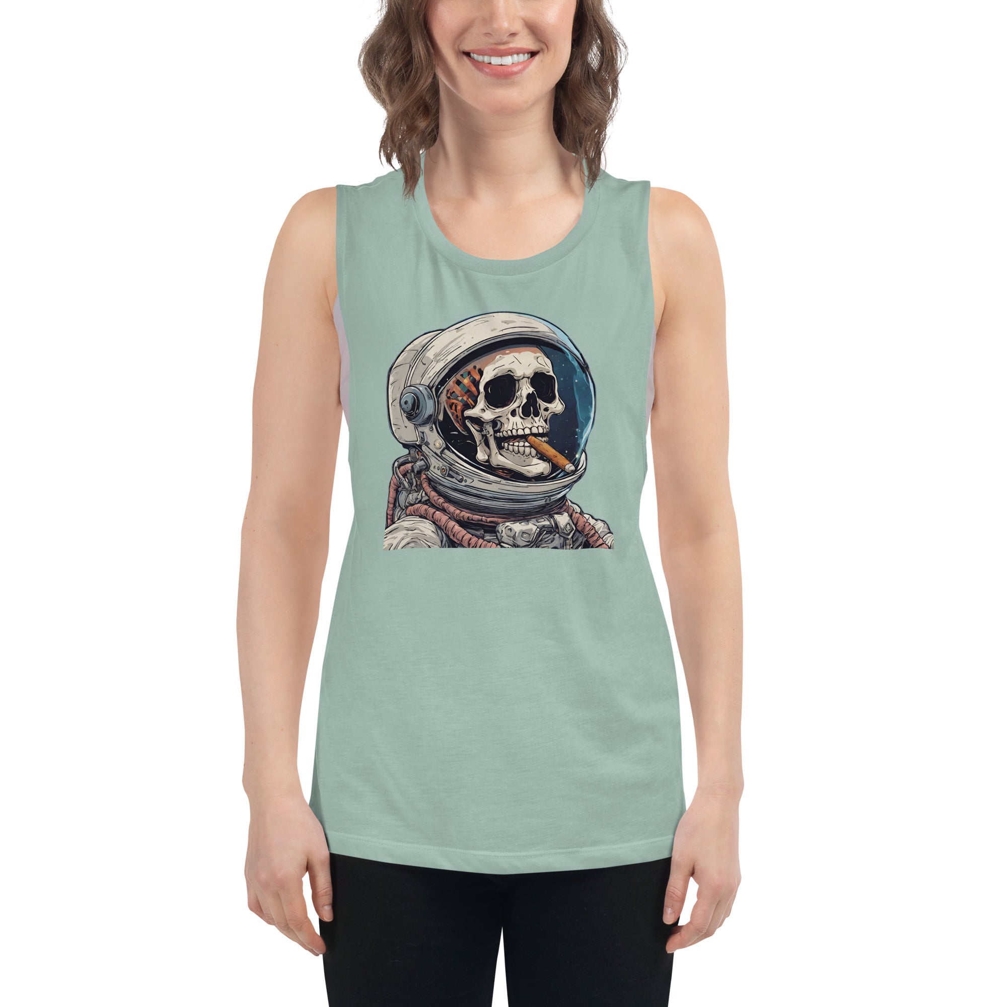 Space Blaze Ladies’ Muscle Tank