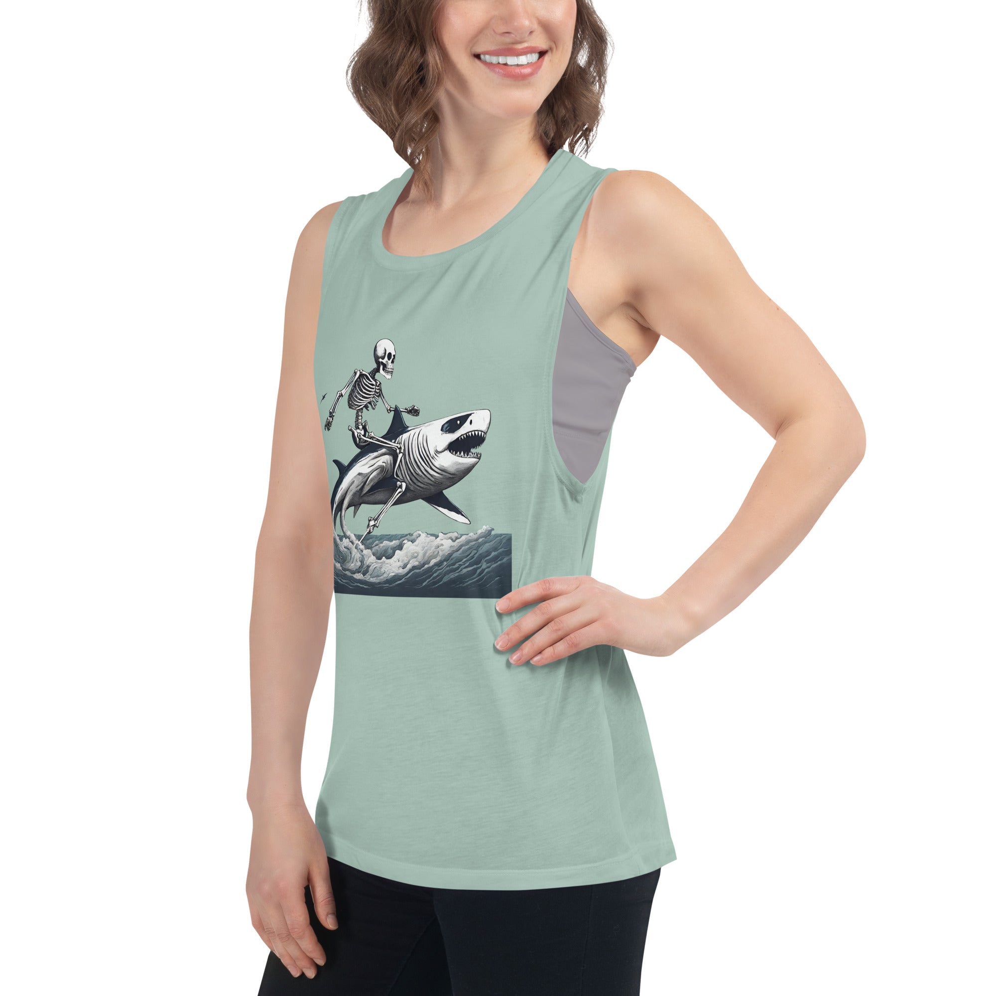 Ride or Die Ladies’ Muscle Tank