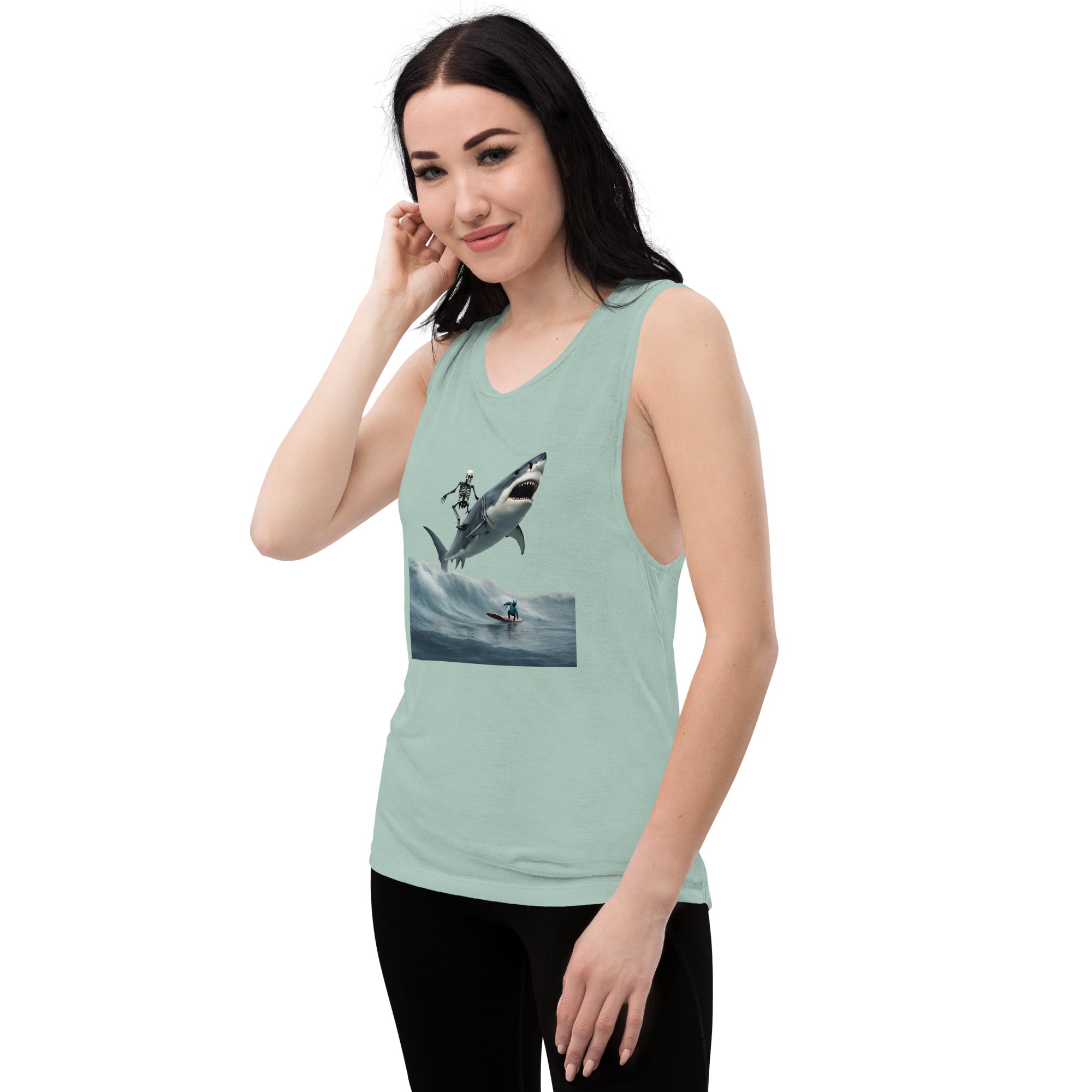 Shark Shredder Ladies’ Muscle Tank