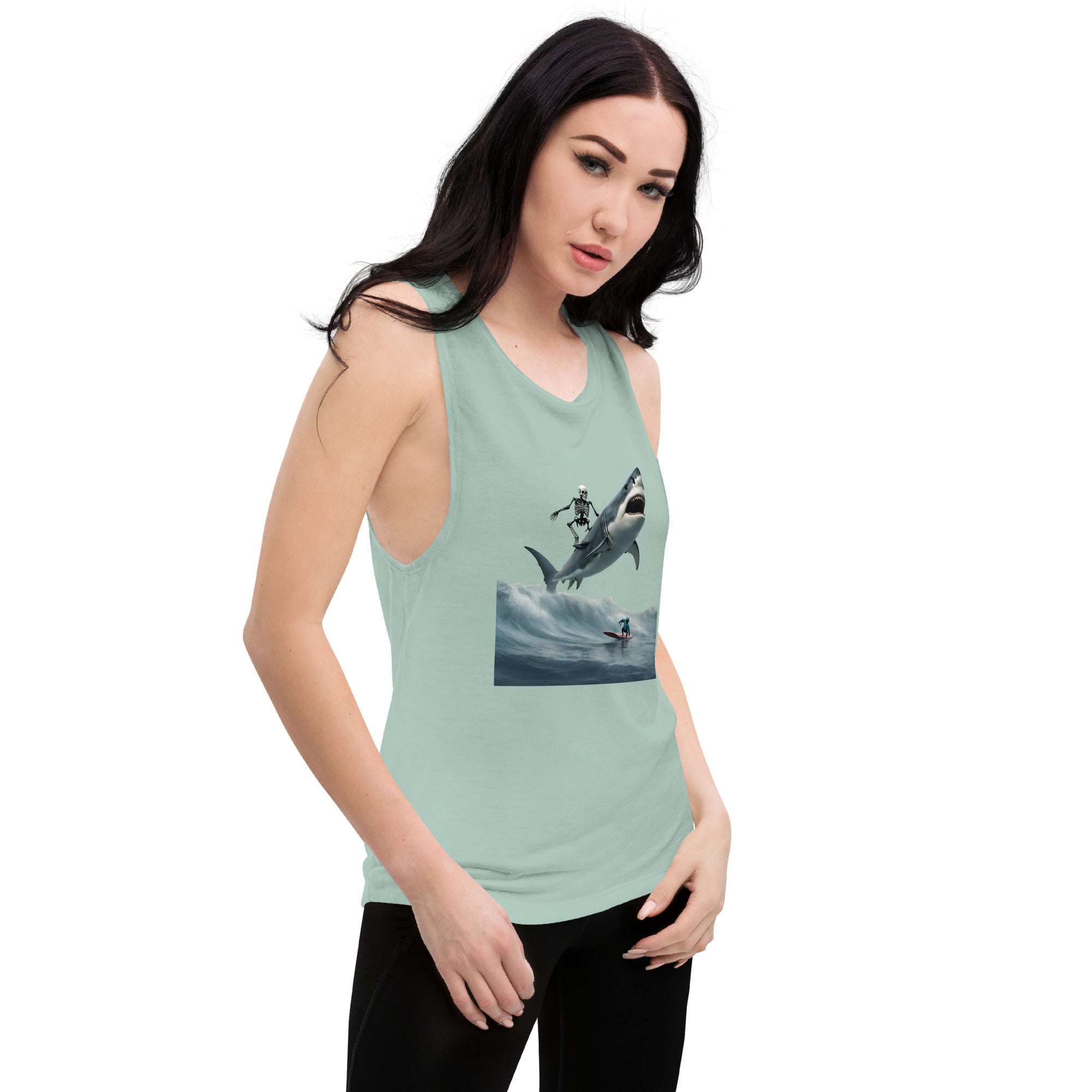 Shark Shredder Ladies’ Muscle Tank