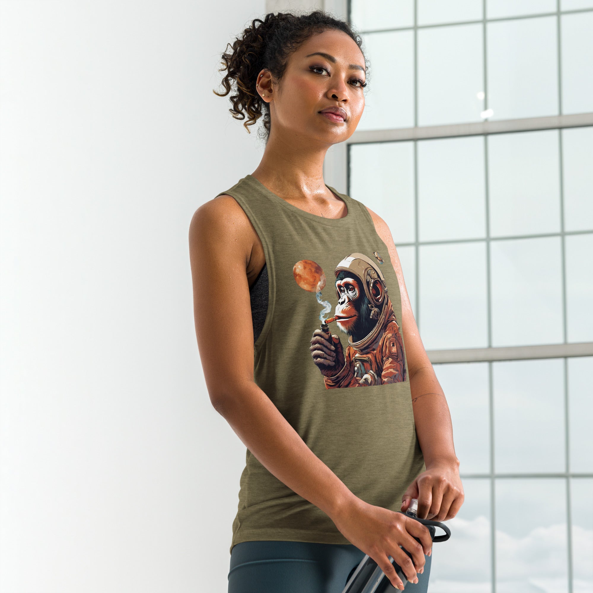 Ape Astronaut Ladies’ Muscle Tank