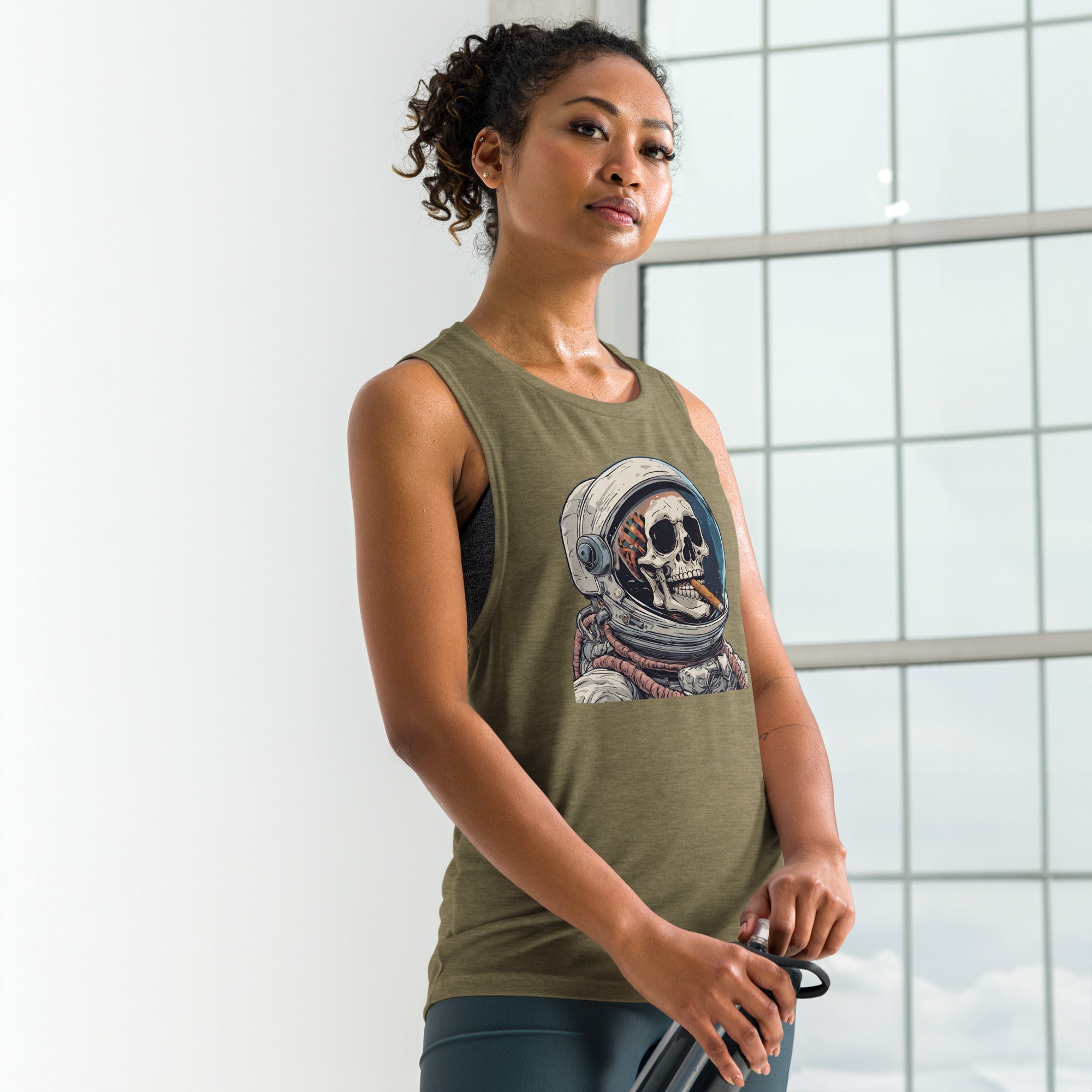 Space Blaze Ladies’ Muscle Tank