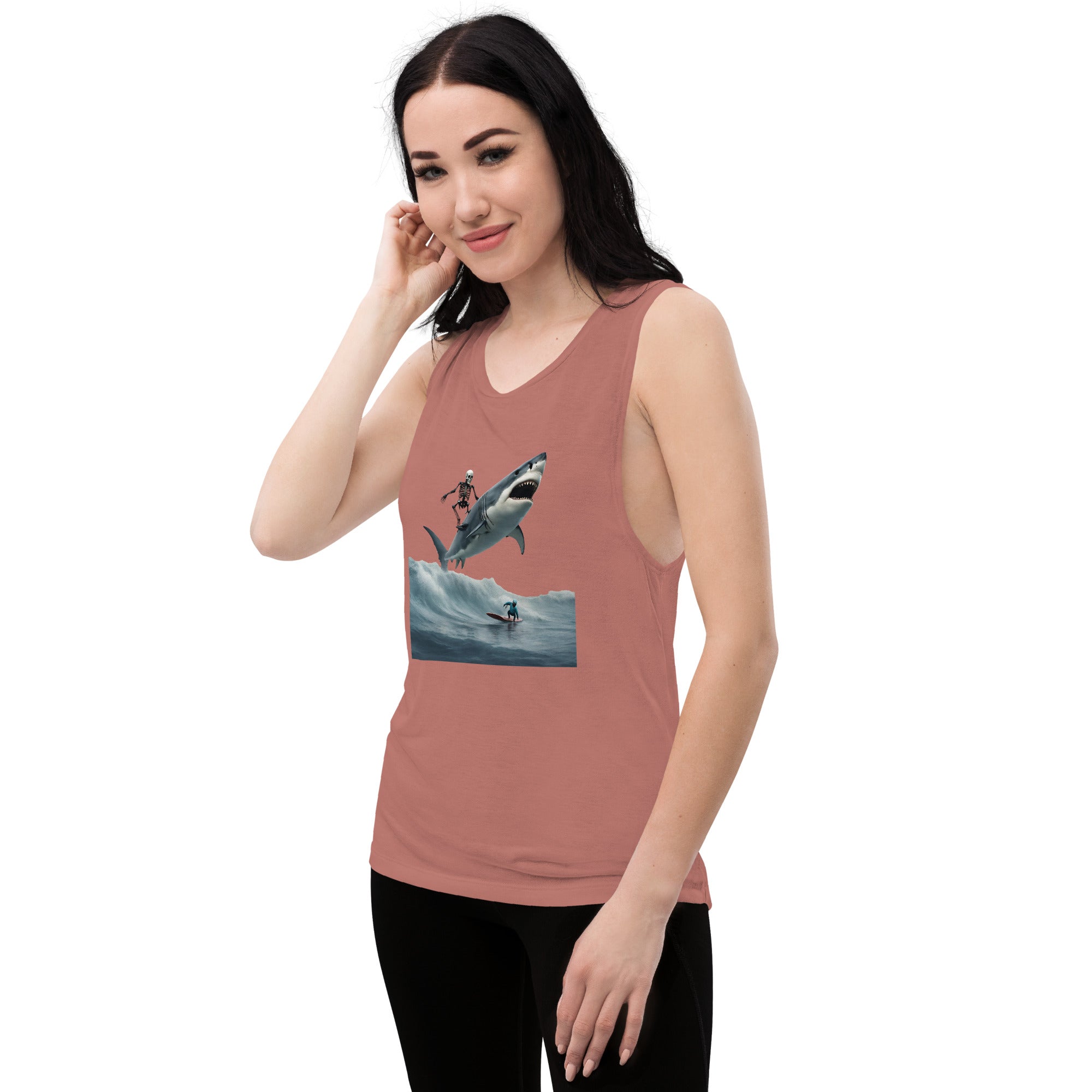 Shark Shredder Ladies’ Muscle Tank