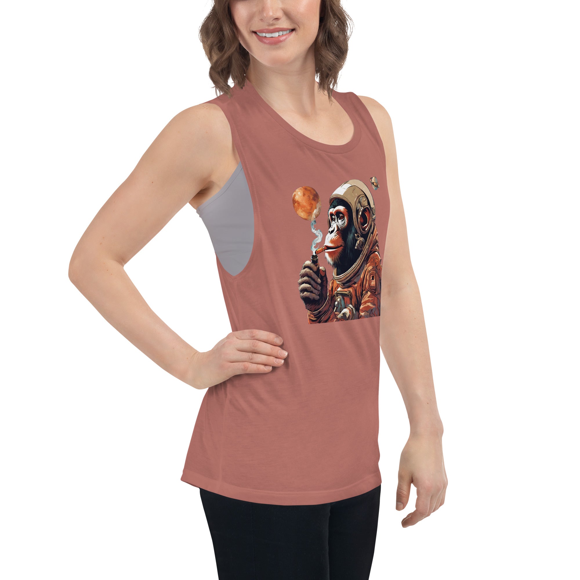 Ape Astronaut Ladies’ Muscle Tank