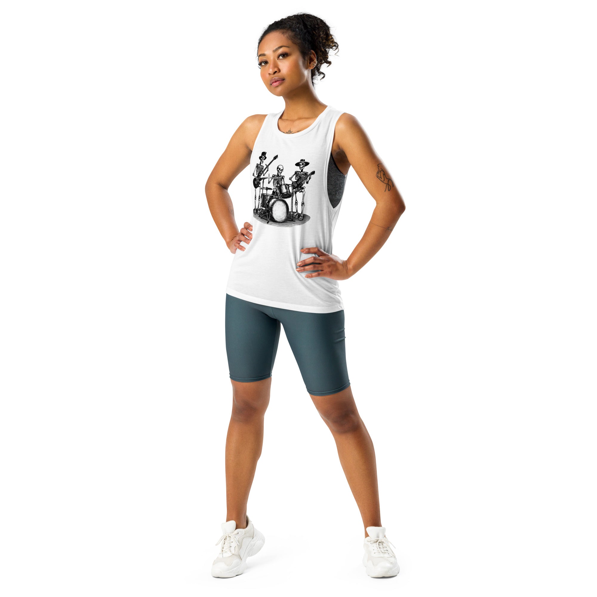 Skeleton Band Ladies’ Muscle Tank