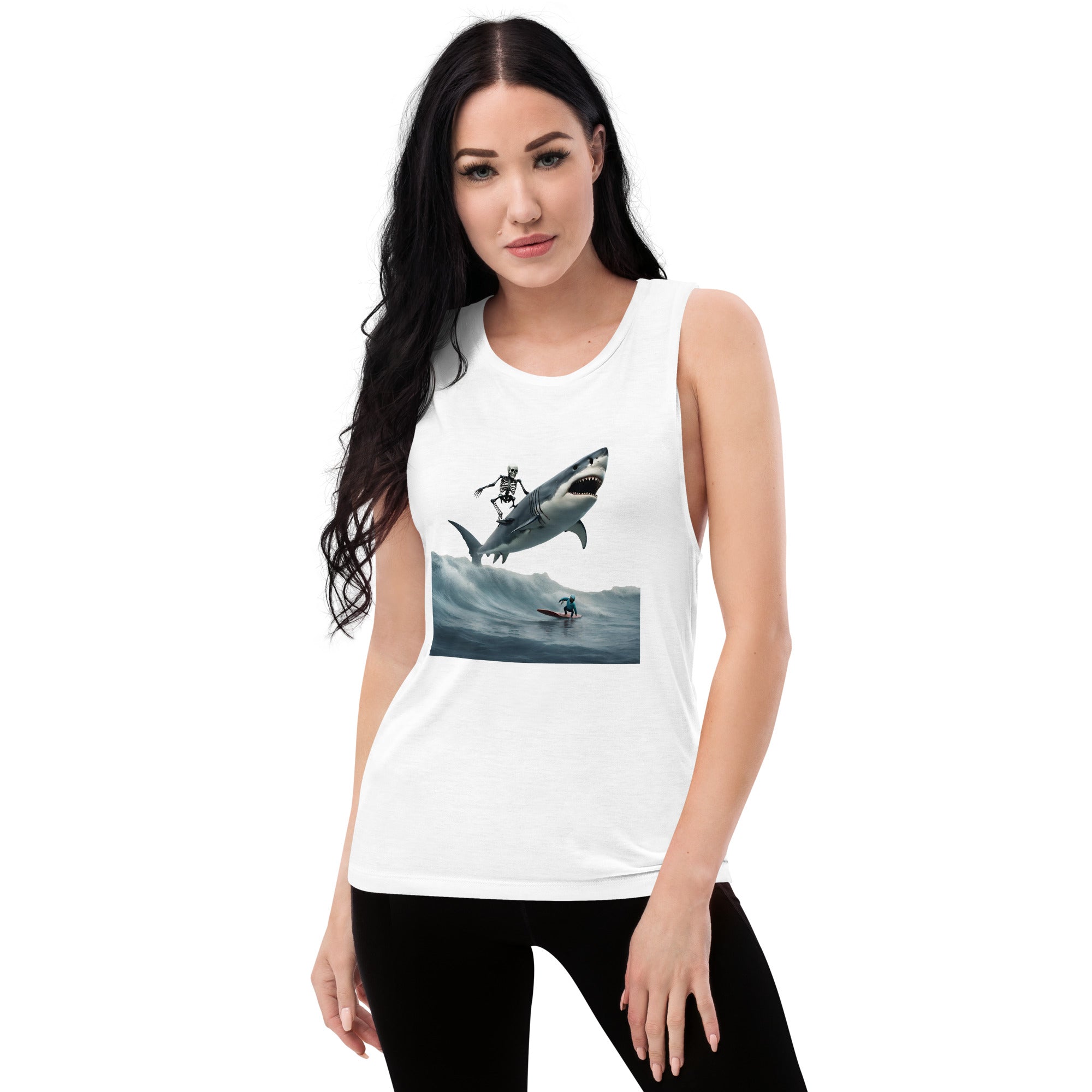 Shark Shredder Ladies’ Muscle Tank