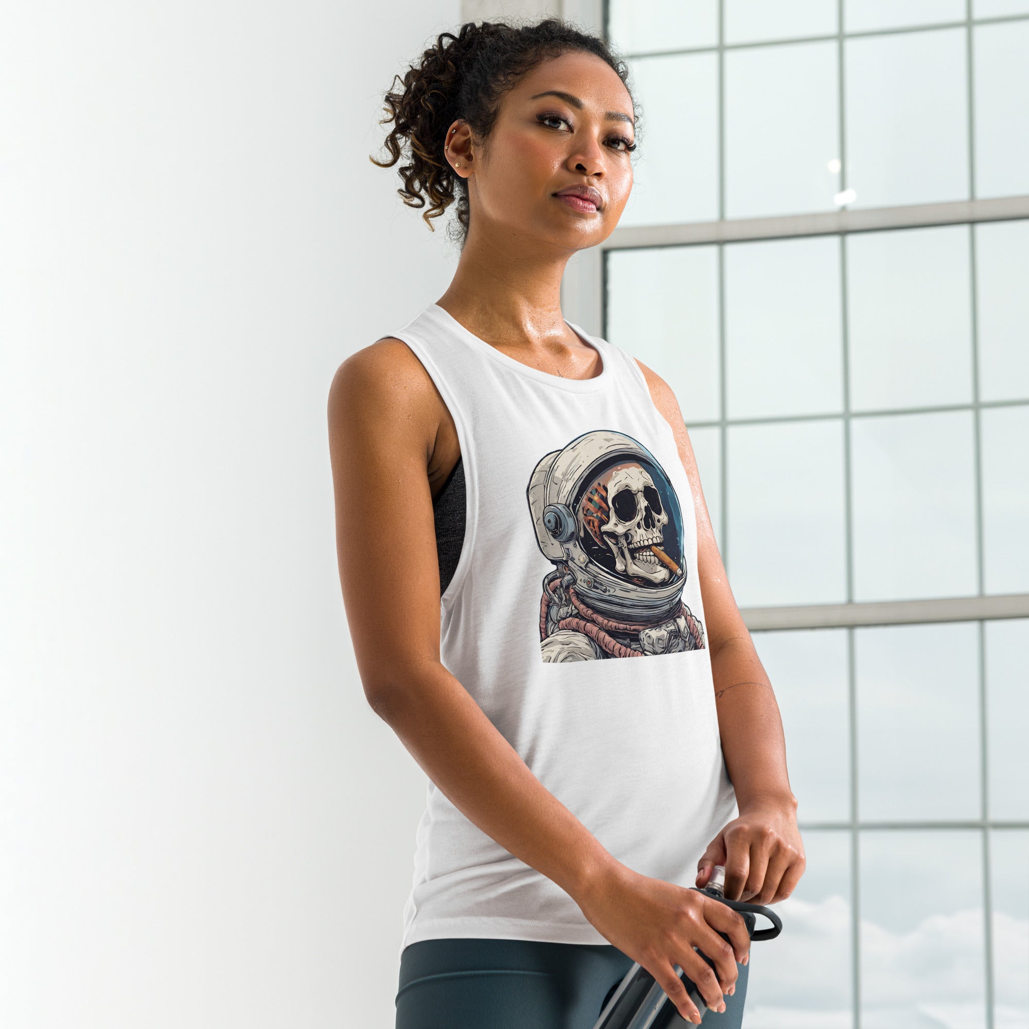 Space Blaze Ladies’ Muscle Tank