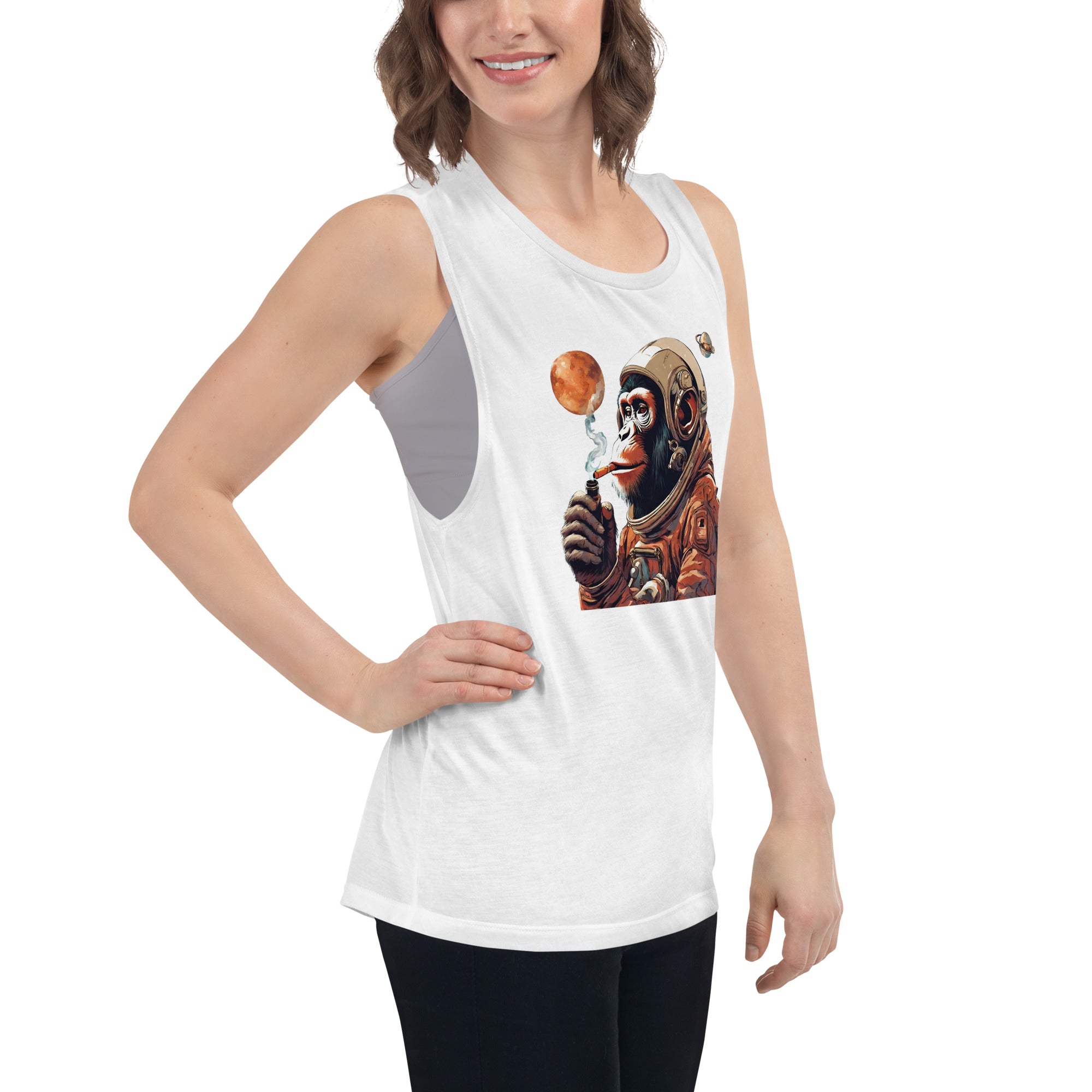 Ape Astronaut Ladies’ Muscle Tank