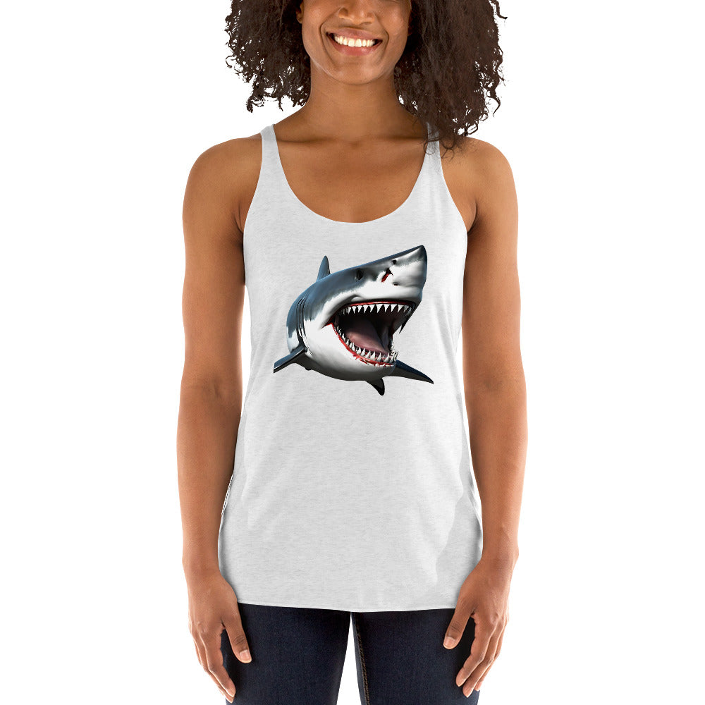 Great White Bite Women's Racerback Tank