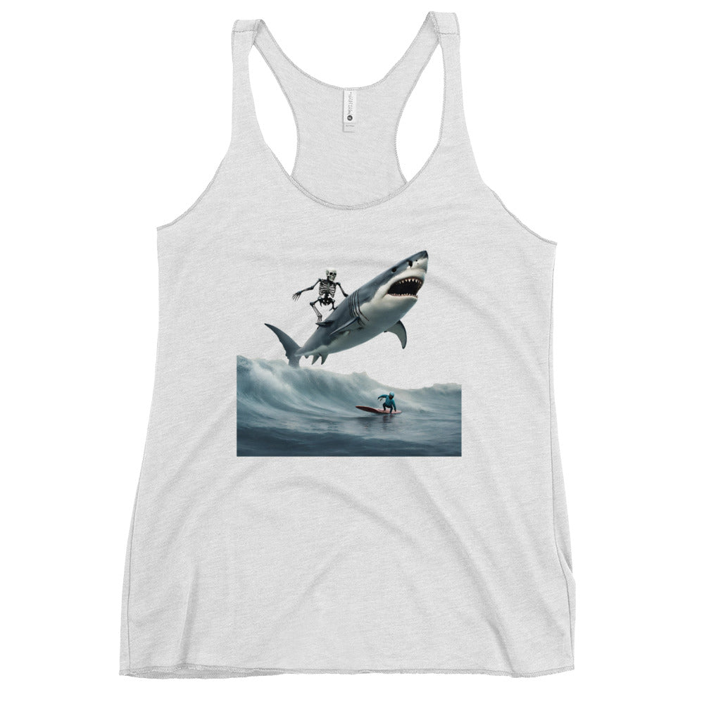 Shark Shredder Women's Racerback Tank